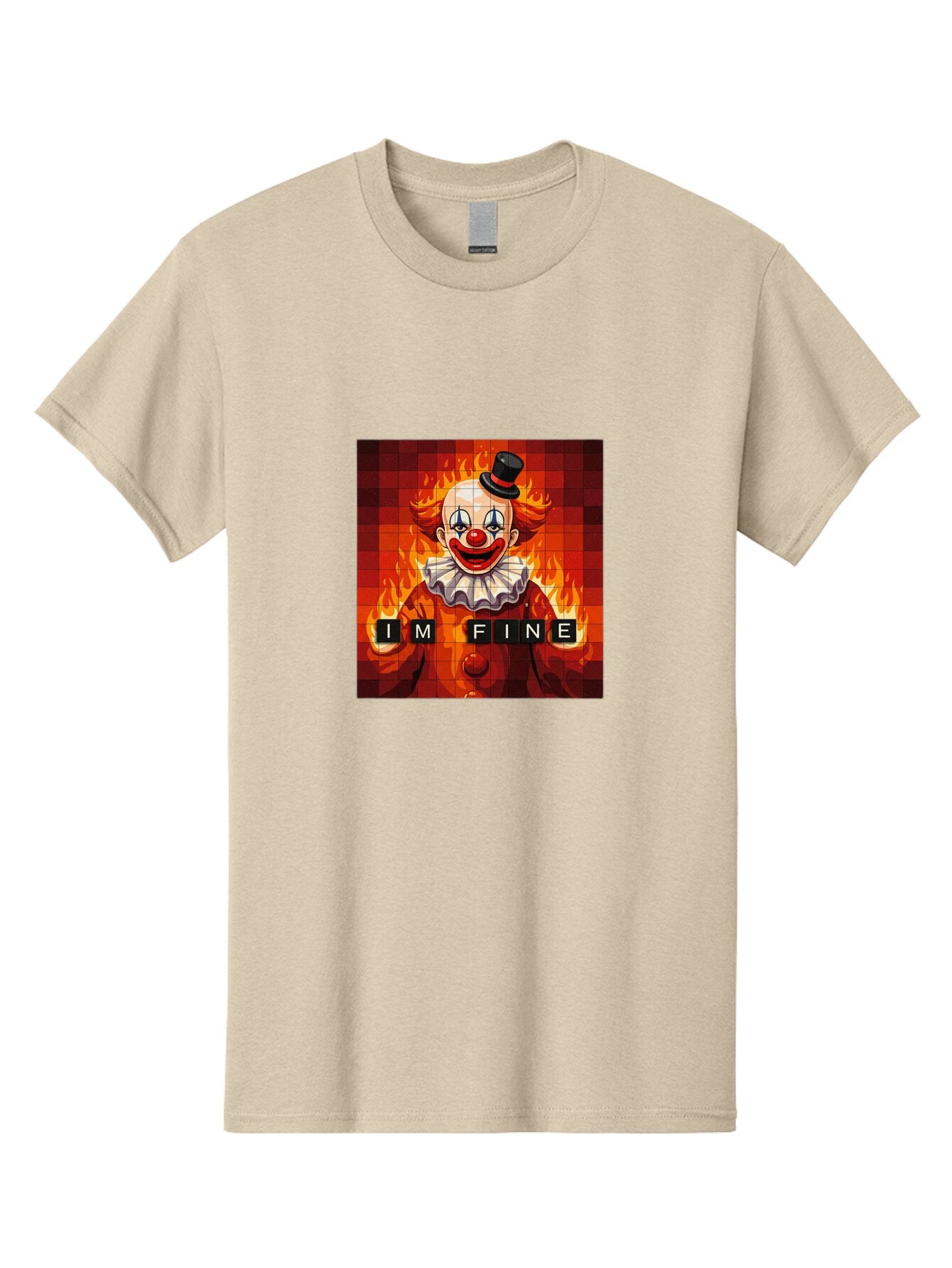 I-M-Fine-Clown-2 Men'S Graphic Tee, 100% Cotton, Comfortable Casual Summer Wear, Machine Washable, Vintage Camera, Old Camera, Antique Camera, Black Camera, Classic Photography, Photography Equipment, Nostalgic Device, Film Camera, Camera Art Bao540