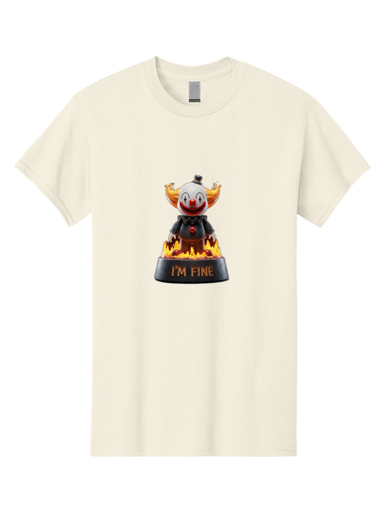 I-M-Fine-Clown-3 Men'S Graphic Tee, 100% Cotton, Comfortable Casual Summer Wear, Machine Washable, Vintage Camera, Old Camera, Antique Camera, Black Camera, Classic Photography, Photography Equipment, Nostalgic Device, Film Camera, Camera Art Bao541 11