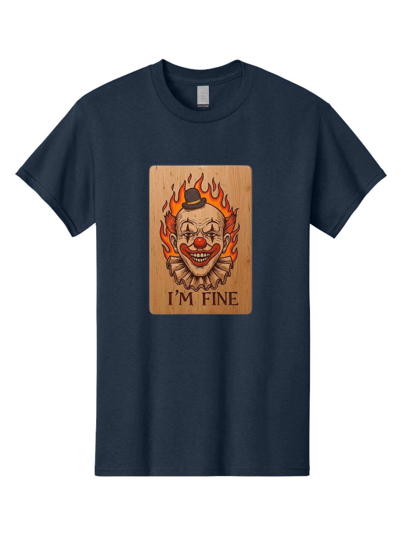 I-M-Fine-Clown-4 Men'S Graphic Tee, 100% Cotton, Comfortable Casual Summer Wear, Machine Washable, Vintage Camera, Old Camera, Antique Camera, Black Camera, Classic Photography, Photography Equipment, Nostalgic Device, Film Camera, Camera Art Bao542 6