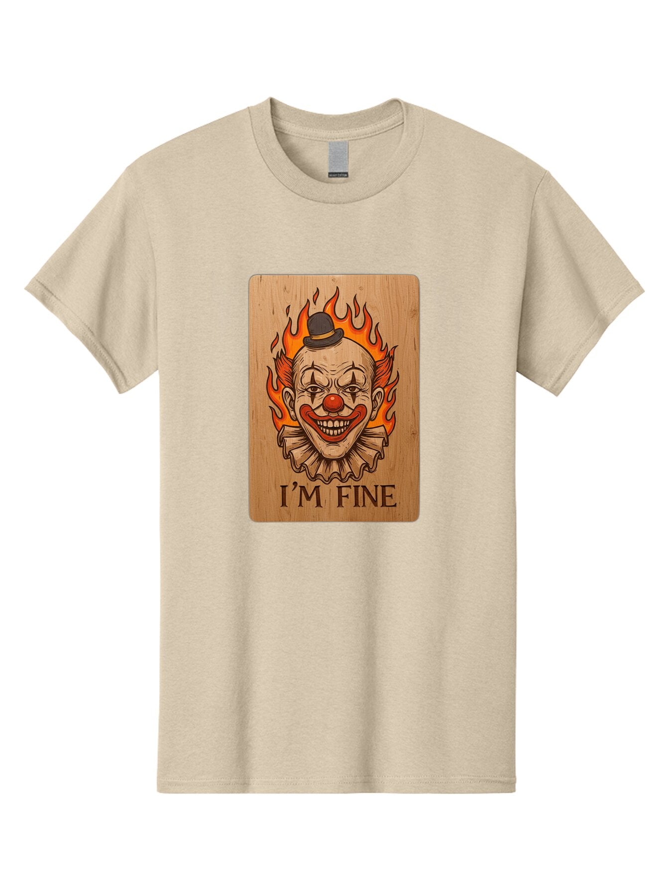 I-M-Fine-Clown-4 Men'S Graphic Tee, 100% Cotton, Comfortable Casual Summer Wear, Machine Washable, Vintage Camera, Old Camera, Antique Camera, Black Camera, Classic Photography, Photography Equipment, Nostalgic Device, Film Camera, Camera Art Bao542 4