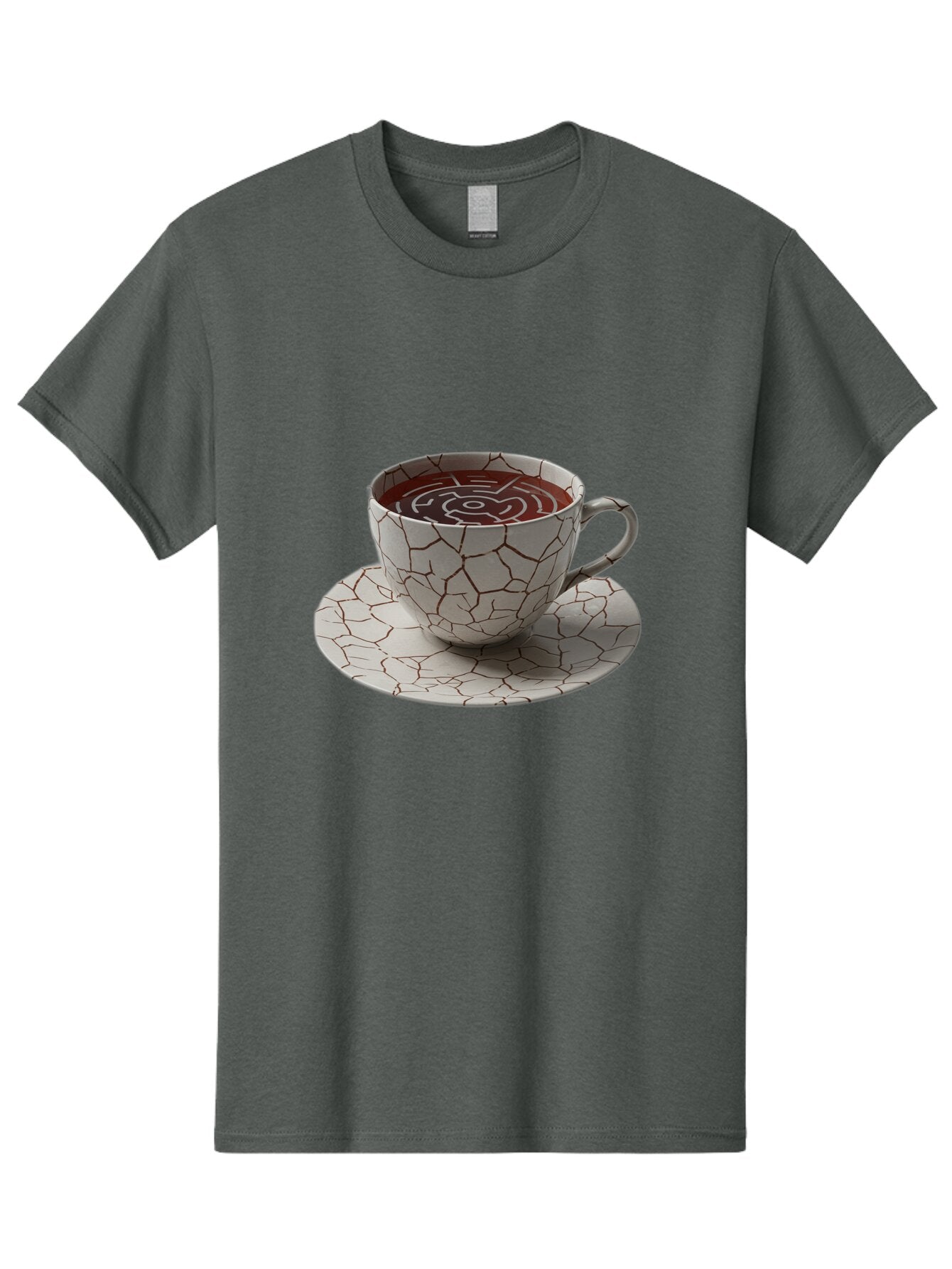 Kintsugi-Coffee-Cup Men'S Graphic Tee, 100% Cotton, Comfortable Casual Summer Wear, Machine Washable, Vintage Camera, Old Camera, Antique Camera, Black Camera, Classic Photography, Photography Equipment, Nostalgic Device, Film Camera, Bao555 4