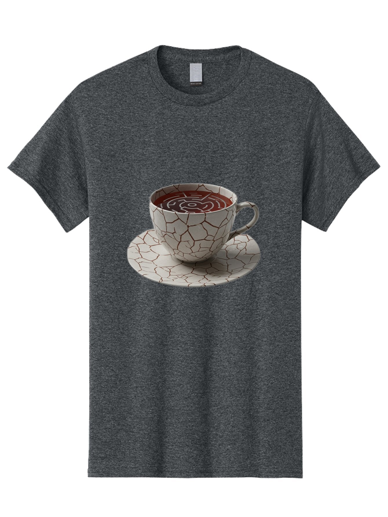 Kintsugi-Coffee-Cup Men'S Graphic Tee, 100% Cotton, Comfortable Casual Summer Wear, Machine Washable, Vintage Camera, Old Camera, Antique Camera, Black Camera, Classic Photography, Photography Equipment, Nostalgic Device, Film Camera, Bao555