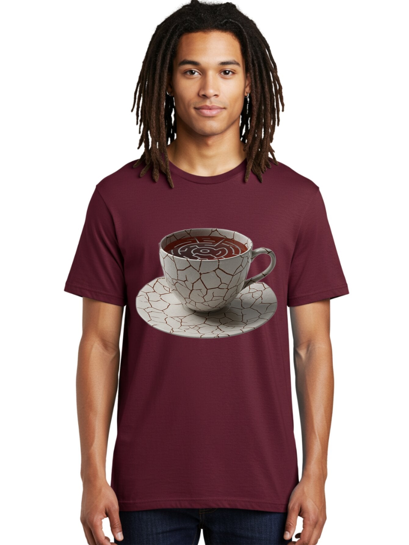 Kintsugi-Coffee-Cup Men'S Graphic Tee, 100% Cotton, Comfortable Casual Summer Wear, Machine Washable, Vintage Camera, Old Camera, Antique Camera, Black Camera, Classic Photography, Photography Equipment, Nostalgic Device, Film Camera, Bao555 19