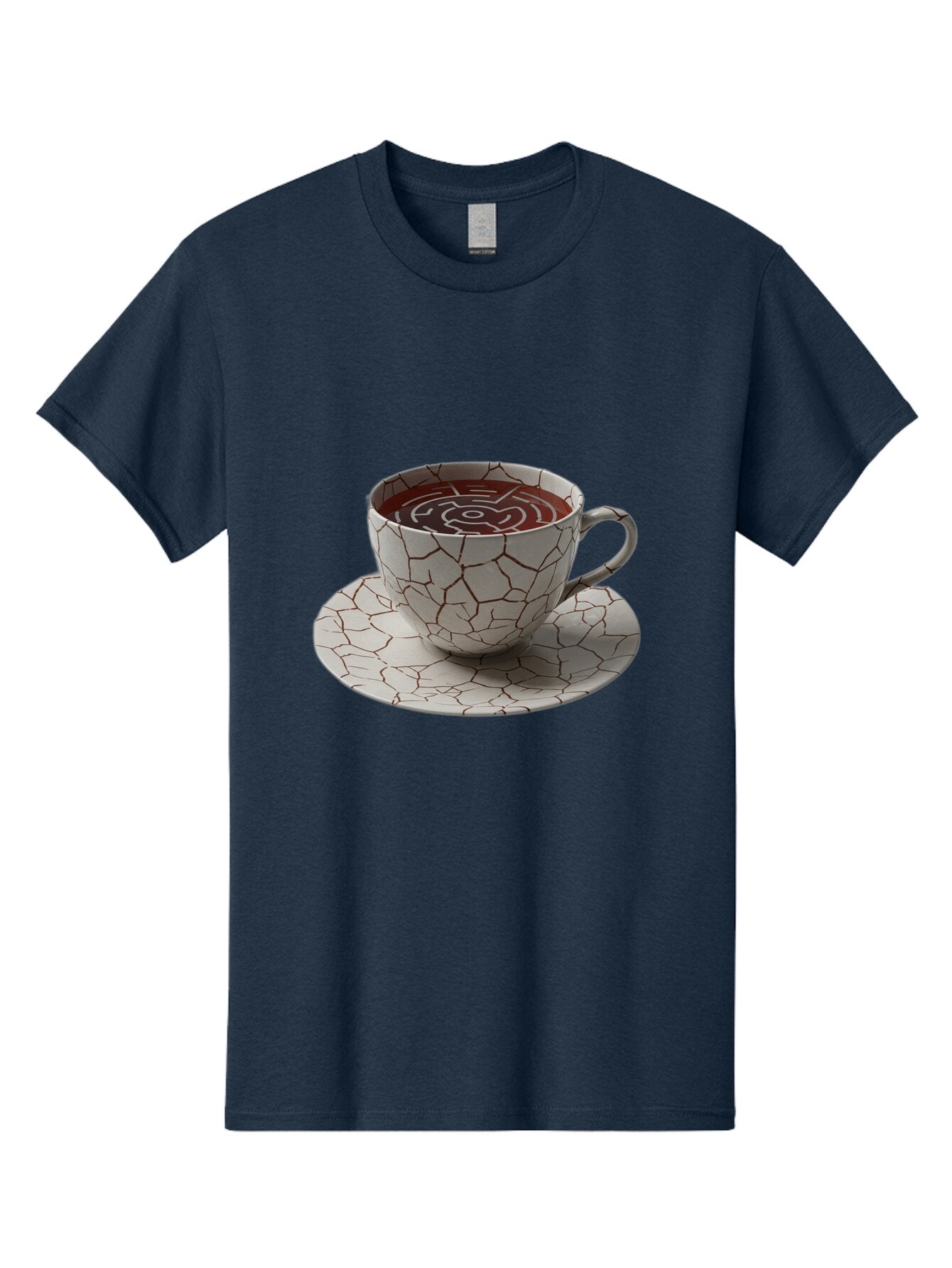 Kintsugi-Coffee-Cup Men'S Graphic Tee, 100% Cotton, Comfortable Casual Summer Wear, Machine Washable, Vintage Camera, Old Camera, Antique Camera, Black Camera, Classic Photography, Photography Equipment, Nostalgic Device, Film Camera, Bao555 5