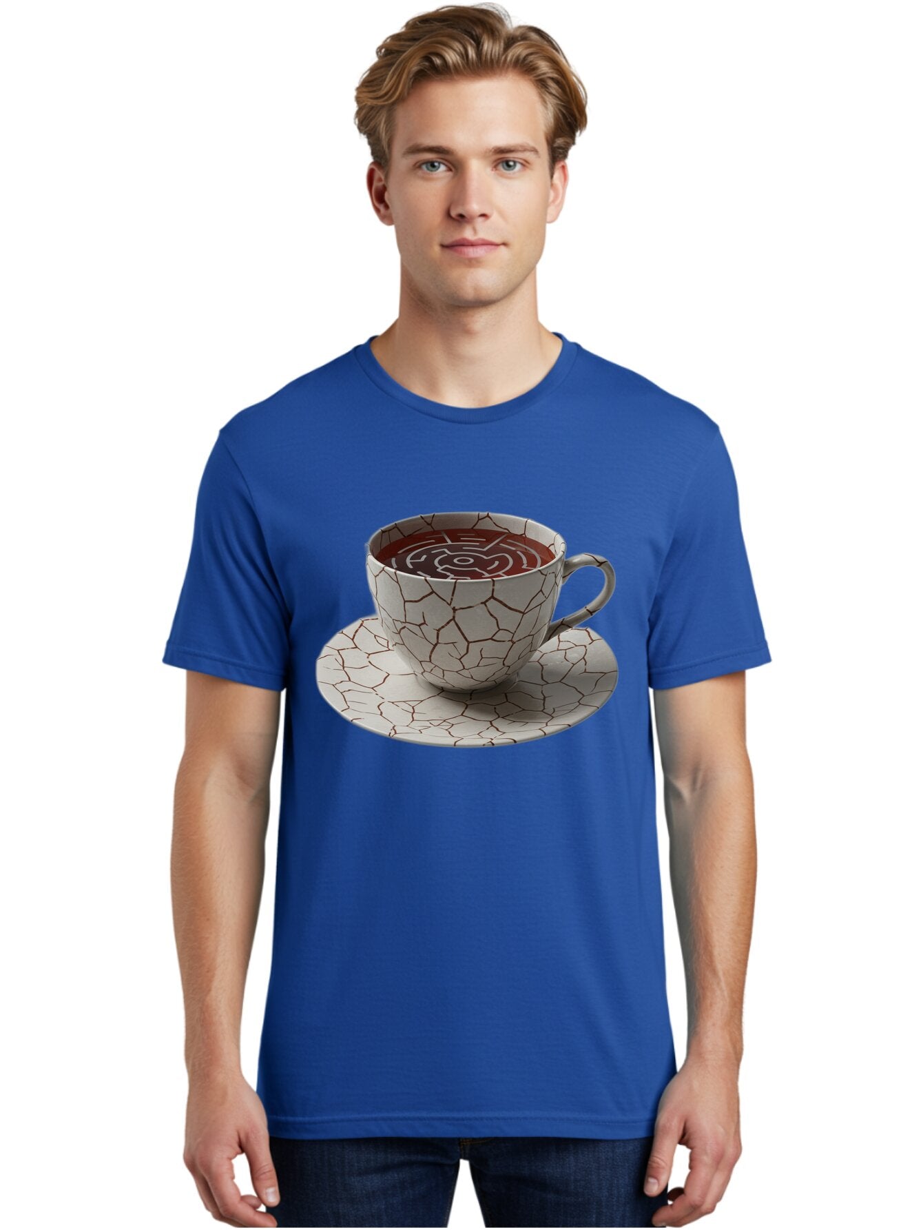 Kintsugi-Coffee-Cup Men'S Graphic Tee, 100% Cotton, Comfortable Casual Summer Wear, Machine Washable, Vintage Camera, Old Camera, Antique Camera, Black Camera, Classic Photography, Photography Equipment, Nostalgic Device, Film Camera, Bao555 17