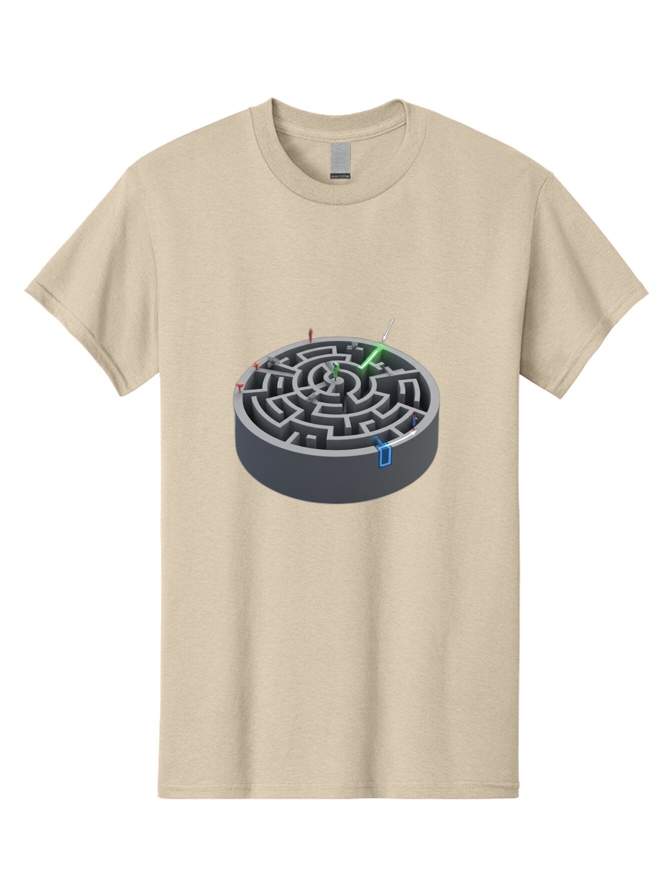 Labyrinth Men'S Graphic Tee, 100% Cotton, Comfortable Casual Summer Wear, Machine Washable, Vintage Camera, Old Camera, Antique Camera, Black Camera, Classic Photography, Photography Equipment, Nostalgic Device, Film Camera, Camera Art Bao559 3