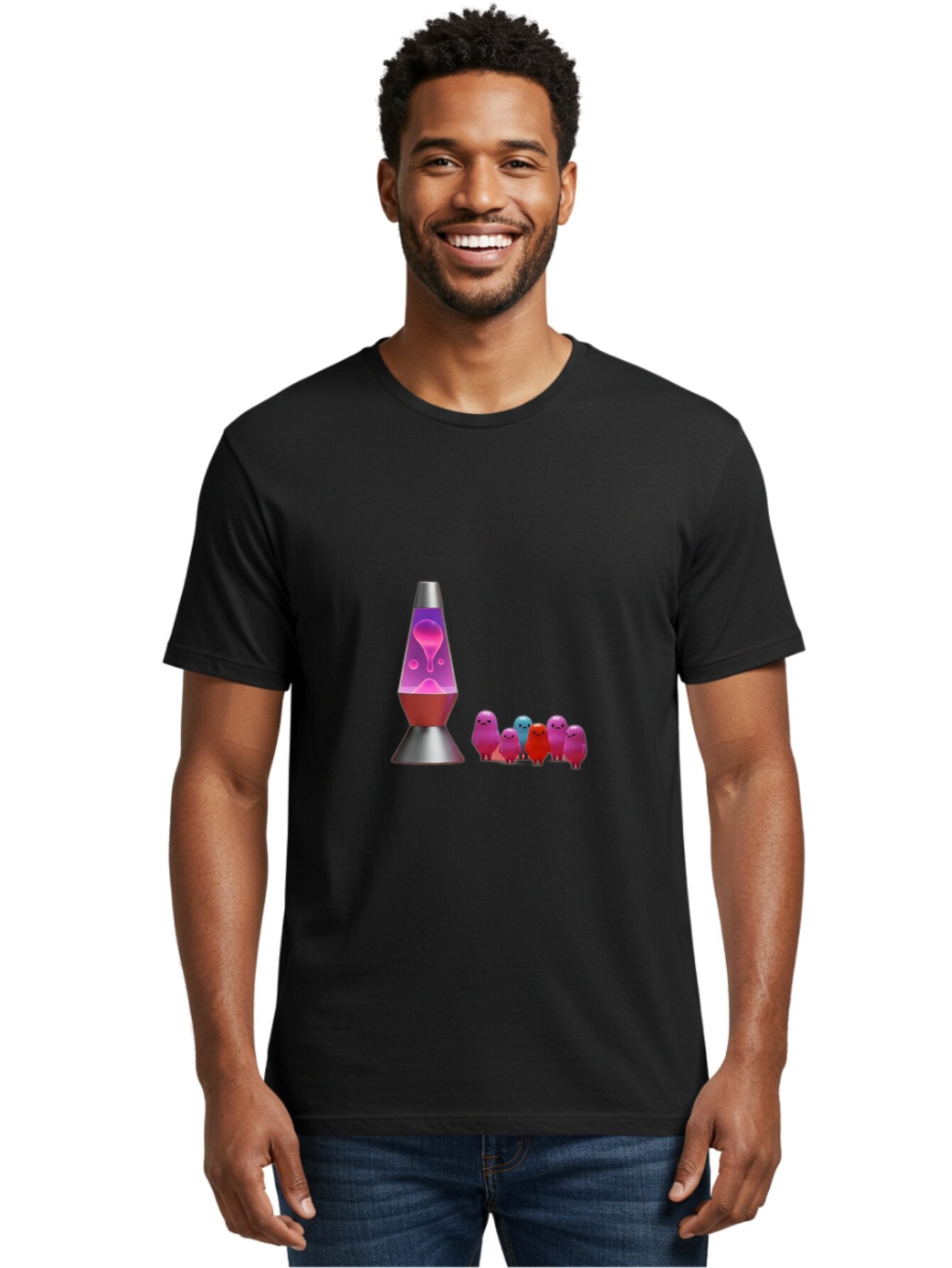 Lava-Lamp-With-Creatures Men'S Graphic Tee, 100% Cotton, Comfortable Casual Summer Wear, Machine Washable, Vintage Camera, Old Camera, Antique Camera, Black Camera, Classic Photography, Photography Equipment, Nostalgic Device, Film Camera, Bao571 29