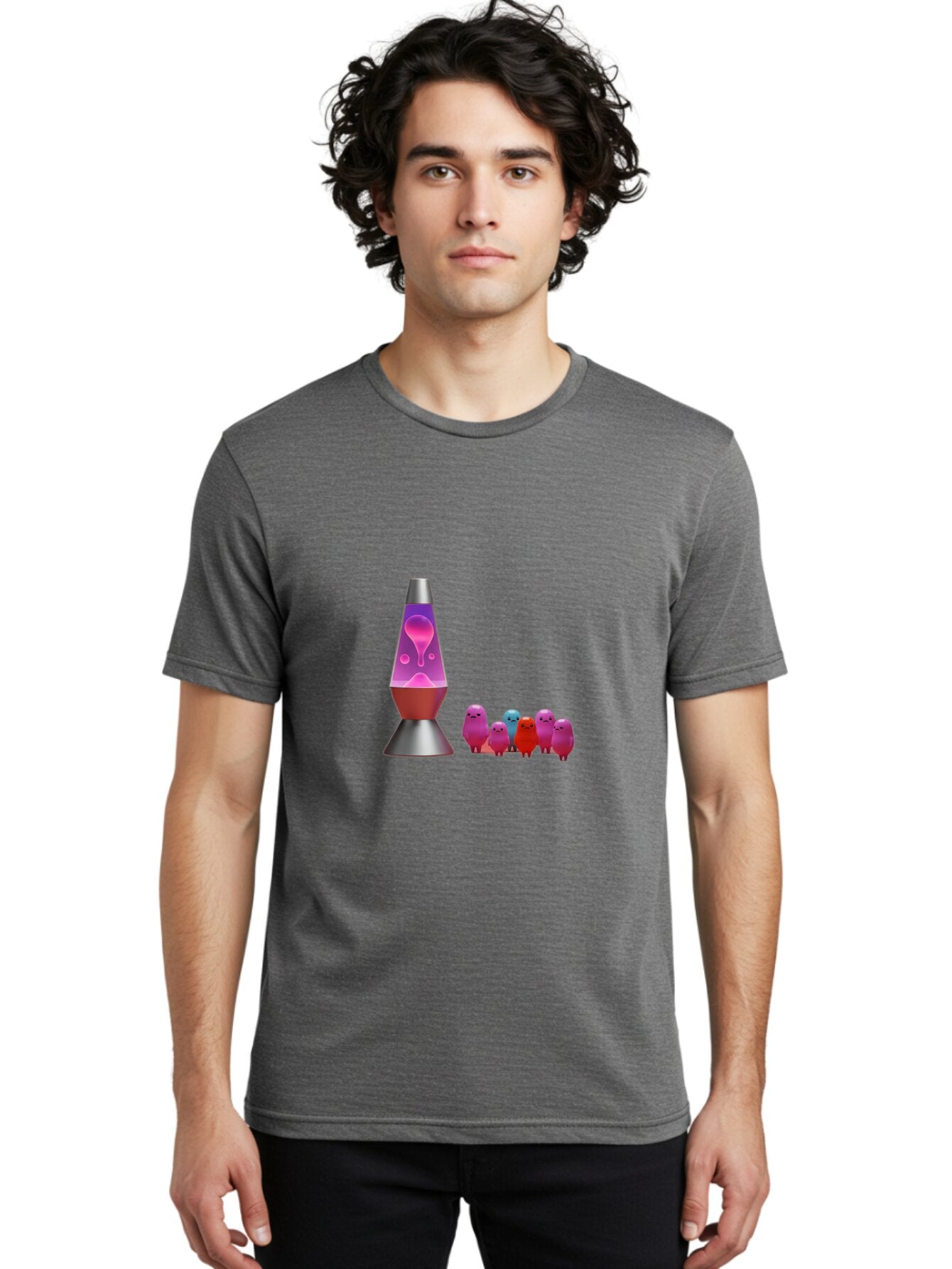 Lava-Lamp-With-Creatures Men'S Graphic Tee, 100% Cotton, Comfortable Casual Summer Wear, Machine Washable, Vintage Camera, Old Camera, Antique Camera, Black Camera, Classic Photography, Photography Equipment, Nostalgic Device, Film Camera, Bao571 30