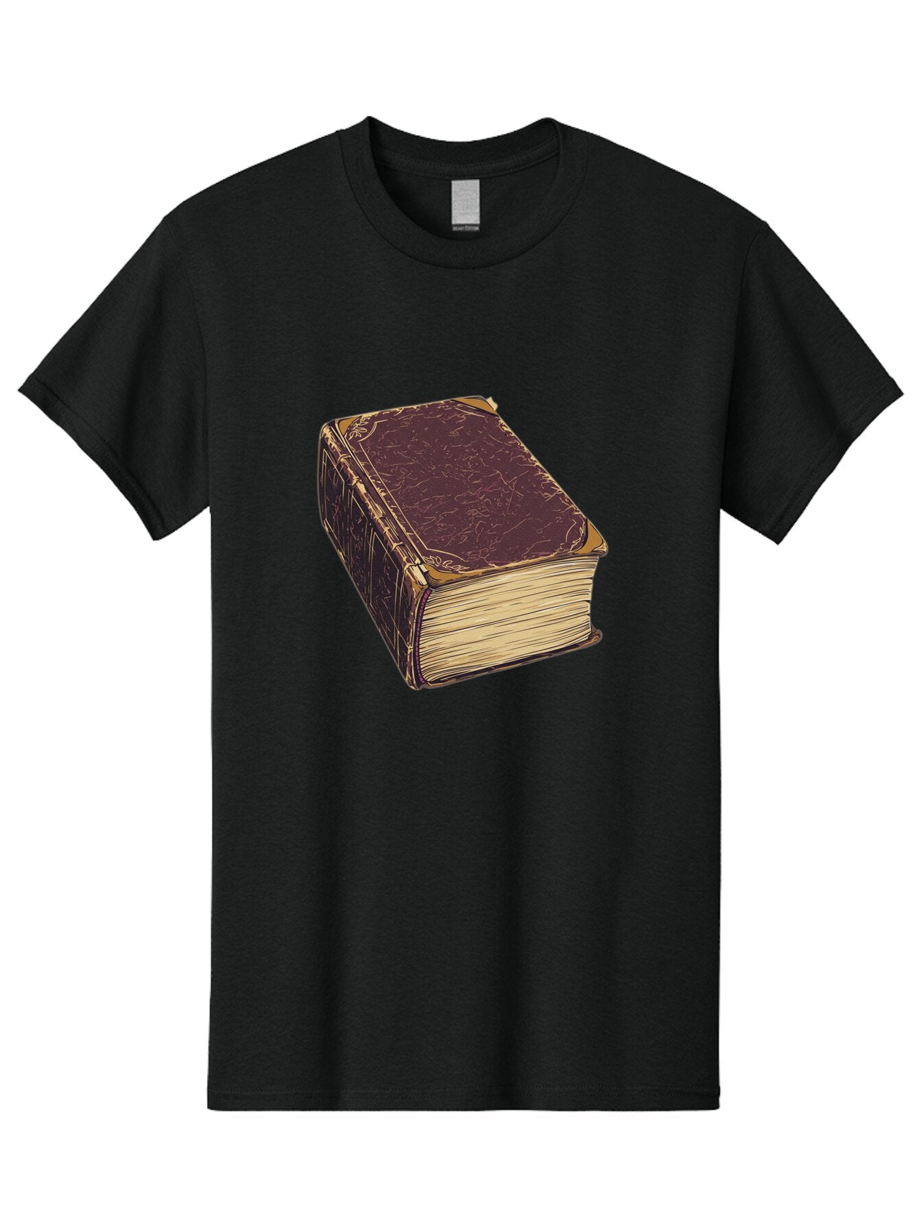 Leather-Bound-Book-1 Men'S Graphic Tee, 100% Cotton, Comfortable Casual Summer Wear, Machine Washable, Vintage Camera, Old Camera, Antique Camera, Black Camera, Classic Photography, Photography Equipment, Nostalgic Device, Film Camera, Bao576 11