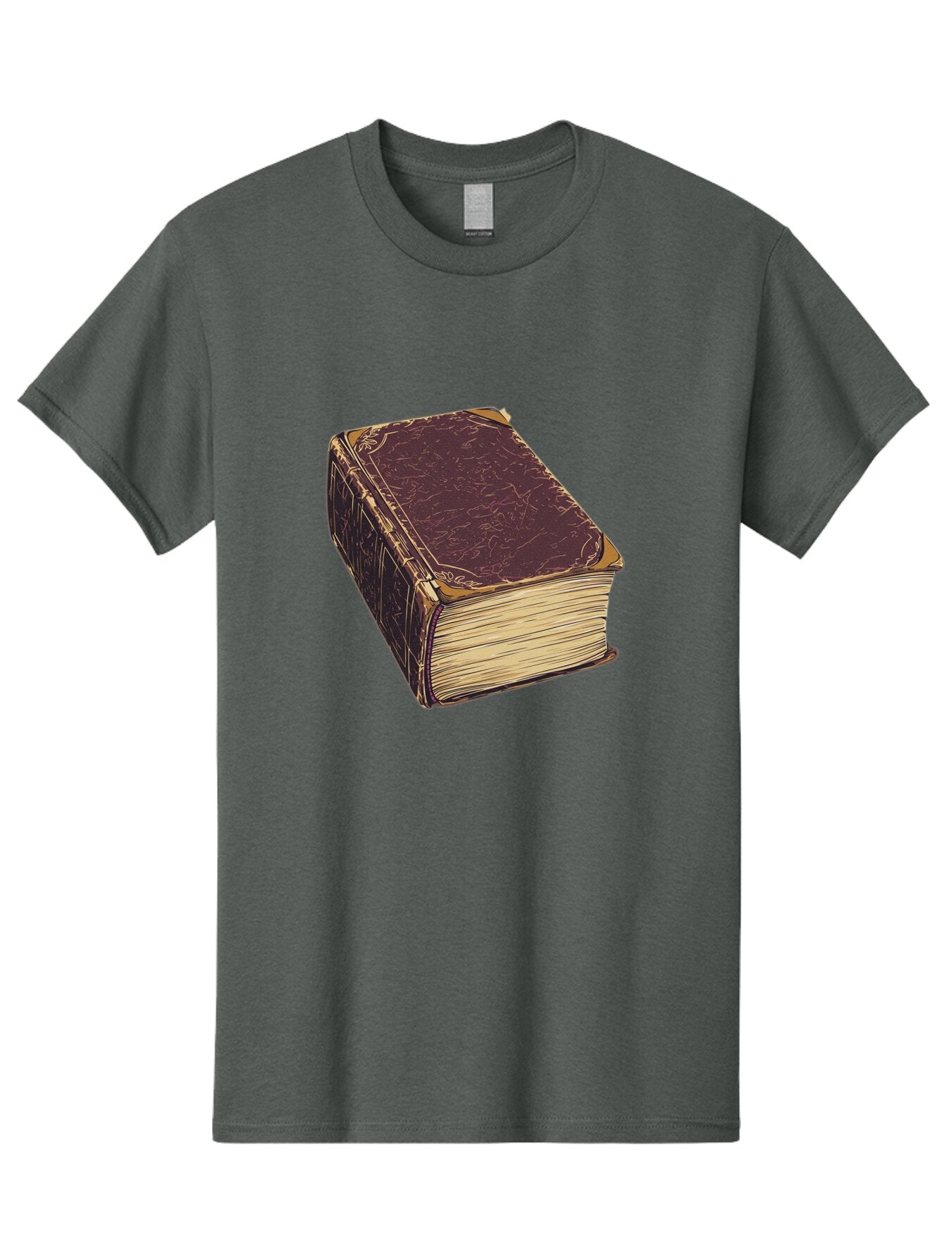 Leather-Bound-Book-1 Men'S Graphic Tee, 100% Cotton, Comfortable Casual Summer Wear, Machine Washable, Vintage Camera, Old Camera, Antique Camera, Black Camera, Classic Photography, Photography Equipment, Nostalgic Device, Film Camera, Bao576 5