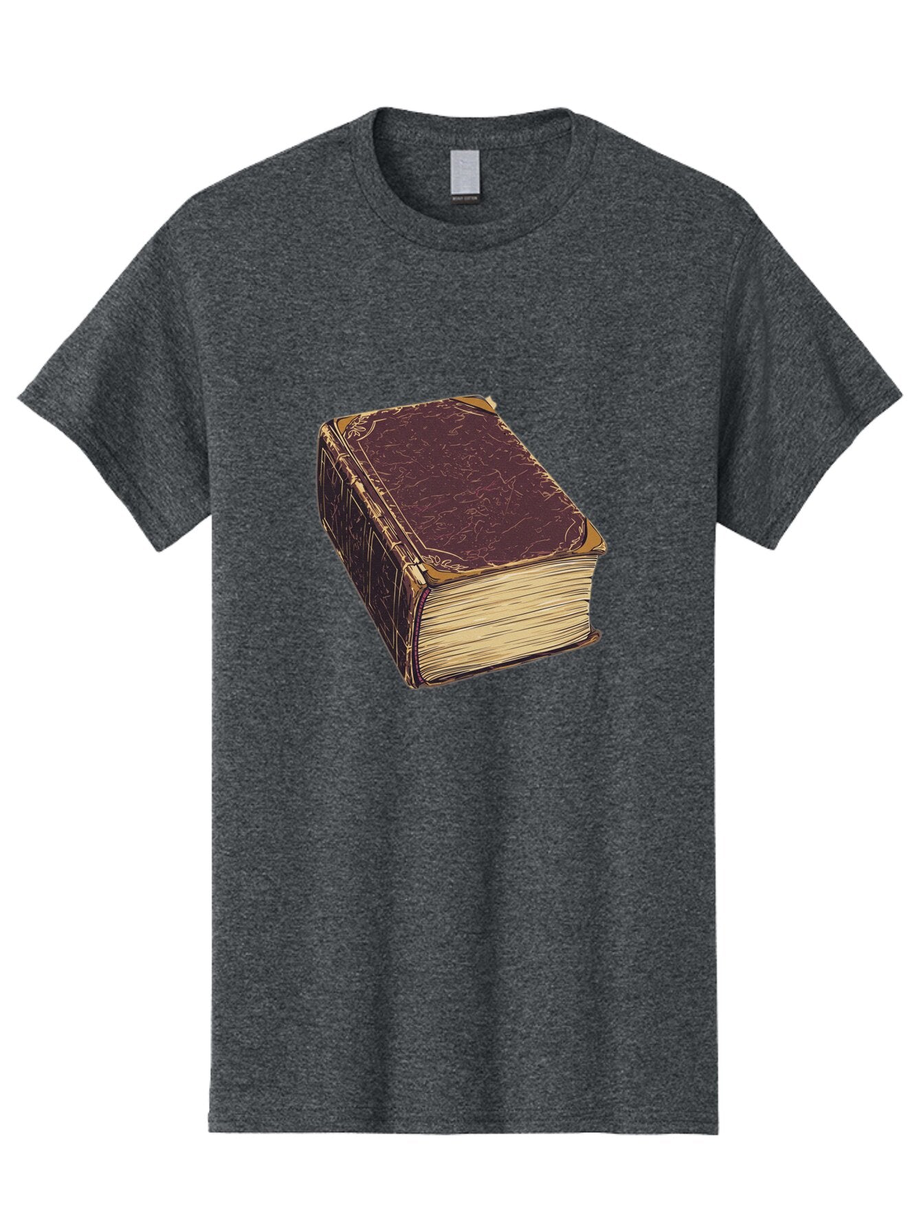 Leather-Bound-Book-1 Men'S Graphic Tee, 100% Cotton, Comfortable Casual Summer Wear, Machine Washable, Vintage Camera, Old Camera, Antique Camera, Black Camera, Classic Photography, Photography Equipment, Nostalgic Device, Film Camera, Bao576 14