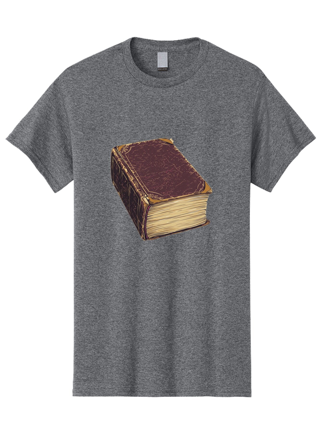 Leather-Bound-Book-1 Men'S Graphic Tee, 100% Cotton, Comfortable Casual Summer Wear, Machine Washable, Vintage Camera, Old Camera, Antique Camera, Black Camera, Classic Photography, Photography Equipment, Nostalgic Device, Film Camera, Bao576 12