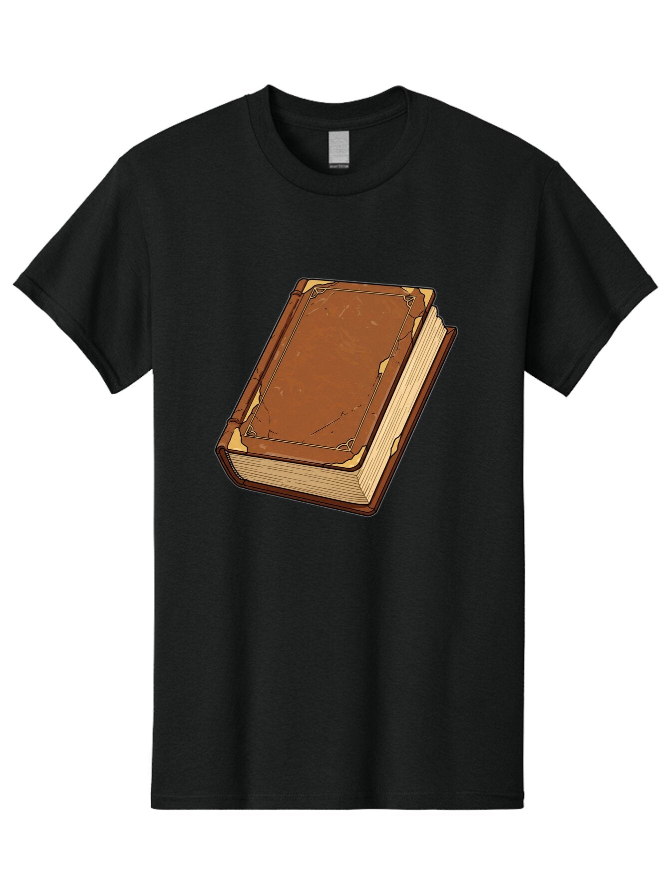 Leather-Bound-Book-2 Men'S Graphic Tee, 100% Cotton, Comfortable Casual Summer Wear, Machine Washable, Vintage Camera, Old Camera, Antique Camera, Black Camera, Classic Photography, Photography Equipment, Nostalgic Device, Film Camera, Bao577 3