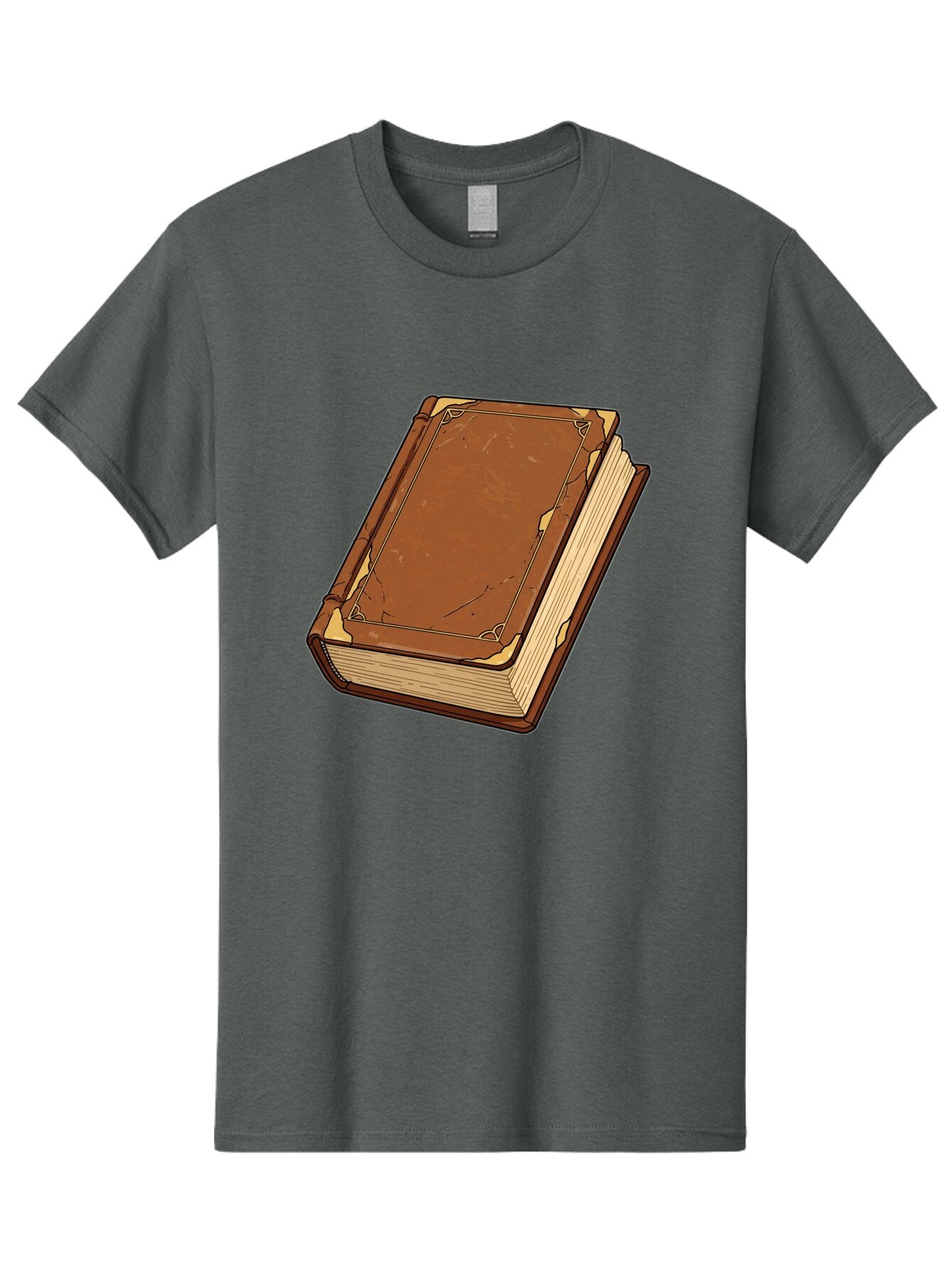 Leather-Bound-Book-2 Men'S Graphic Tee, 100% Cotton, Comfortable Casual Summer Wear, Machine Washable, Vintage Camera, Old Camera, Antique Camera, Black Camera, Classic Photography, Photography Equipment, Nostalgic Device, Film Camera, Bao577 4