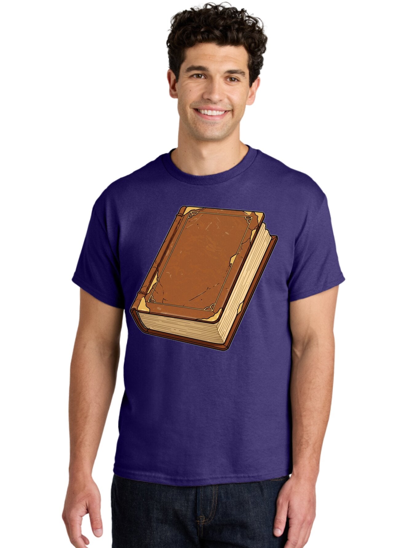 Leather-Bound-Book-2 Men'S Graphic Tee, 100% Cotton, Comfortable Casual Summer Wear, Machine Washable, Vintage Camera, Old Camera, Antique Camera, Black Camera, Classic Photography, Photography Equipment, Nostalgic Device, Film Camera, Bao577 26