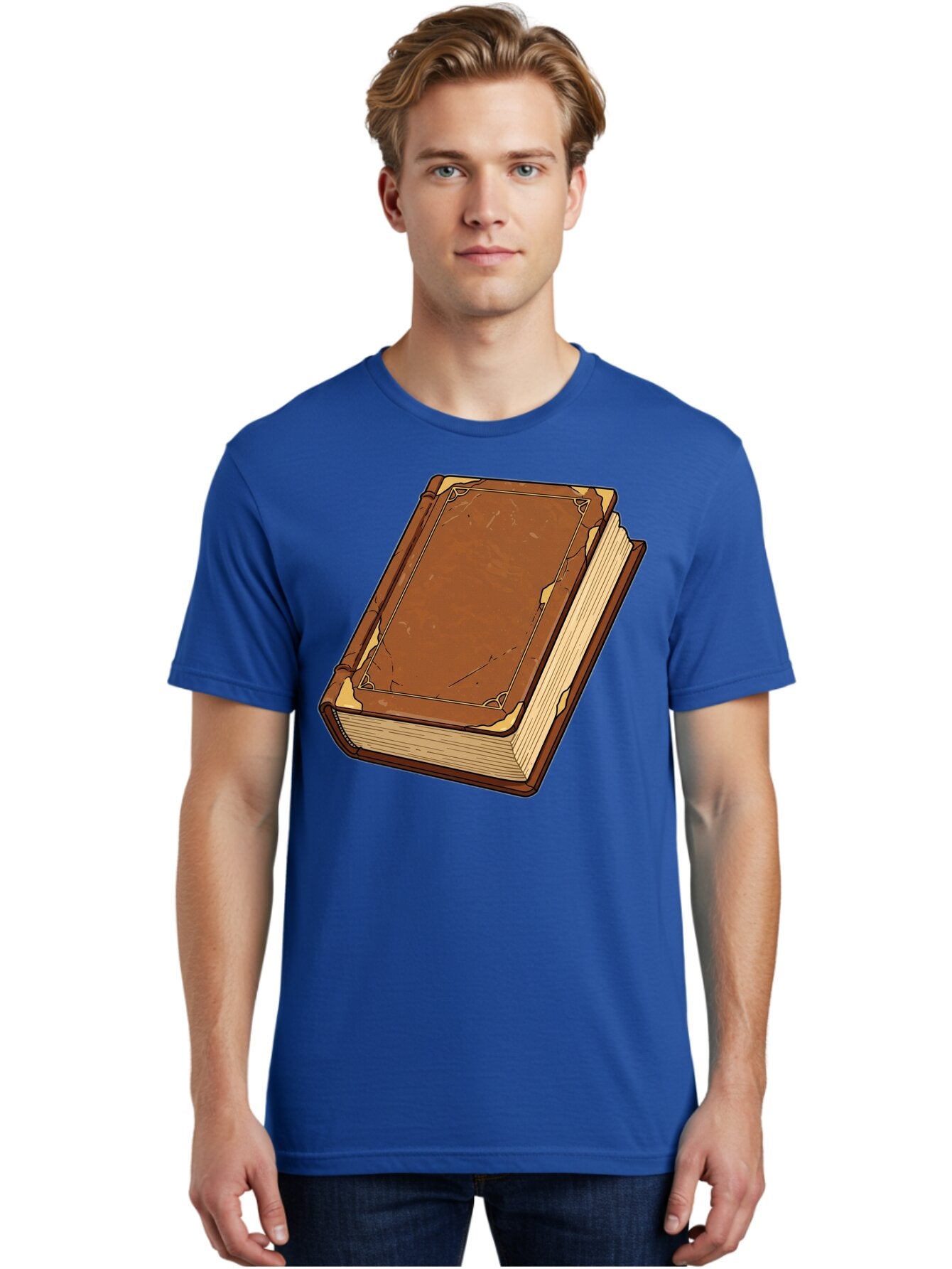 Leather-Bound-Book-2 Men'S Graphic Tee, 100% Cotton, Comfortable Casual Summer Wear, Machine Washable, Vintage Camera, Old Camera, Antique Camera, Black Camera, Classic Photography, Photography Equipment, Nostalgic Device, Film Camera, Bao577 29