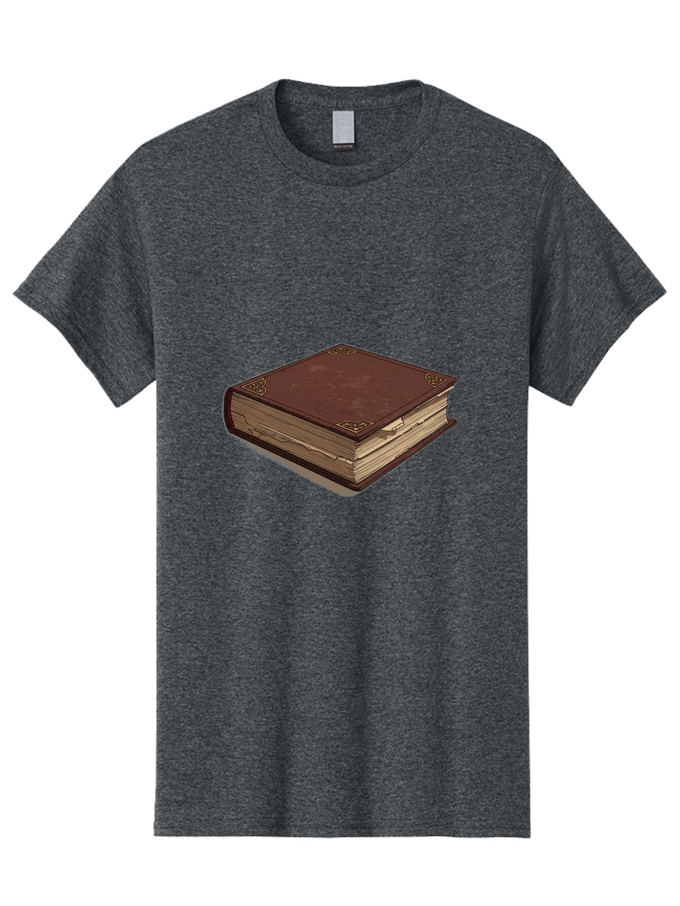 Leather-Bound-Book-3 Men'S Graphic Tee, 100% Cotton, Comfortable Casual Summer Wear, Machine Washable, Vintage Camera, Old Camera, Antique Camera, Black Camera, Classic Photography, Photography Equipment, Nostalgic Device, Film Camera, Bao578 7