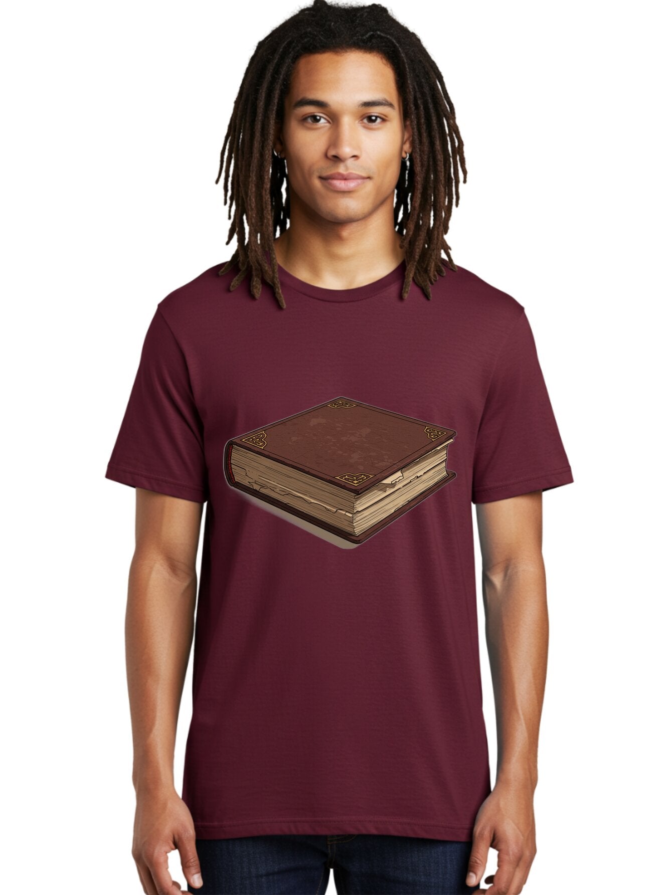 Leather-Bound-Book-3 Men'S Graphic Tee, 100% Cotton, Comfortable Casual Summer Wear, Machine Washable, Vintage Camera, Old Camera, Antique Camera, Black Camera, Classic Photography, Photography Equipment, Nostalgic Device, Film Camera, Bao578 29