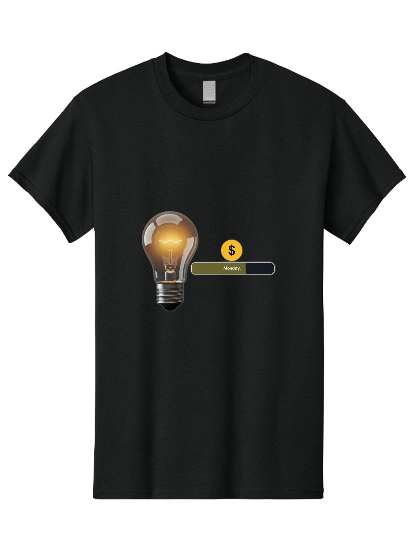 Lightbulb-Monday Men'S Graphic Tee, 100% Cotton, Comfortable Casual Summer Wear, Machine Washable, Vintage Camera, Old Camera, Antique Camera, Black Camera, Classic Photography, Photography Equipment, Nostalgic Device, Film Camera, Camera Art Bao587
