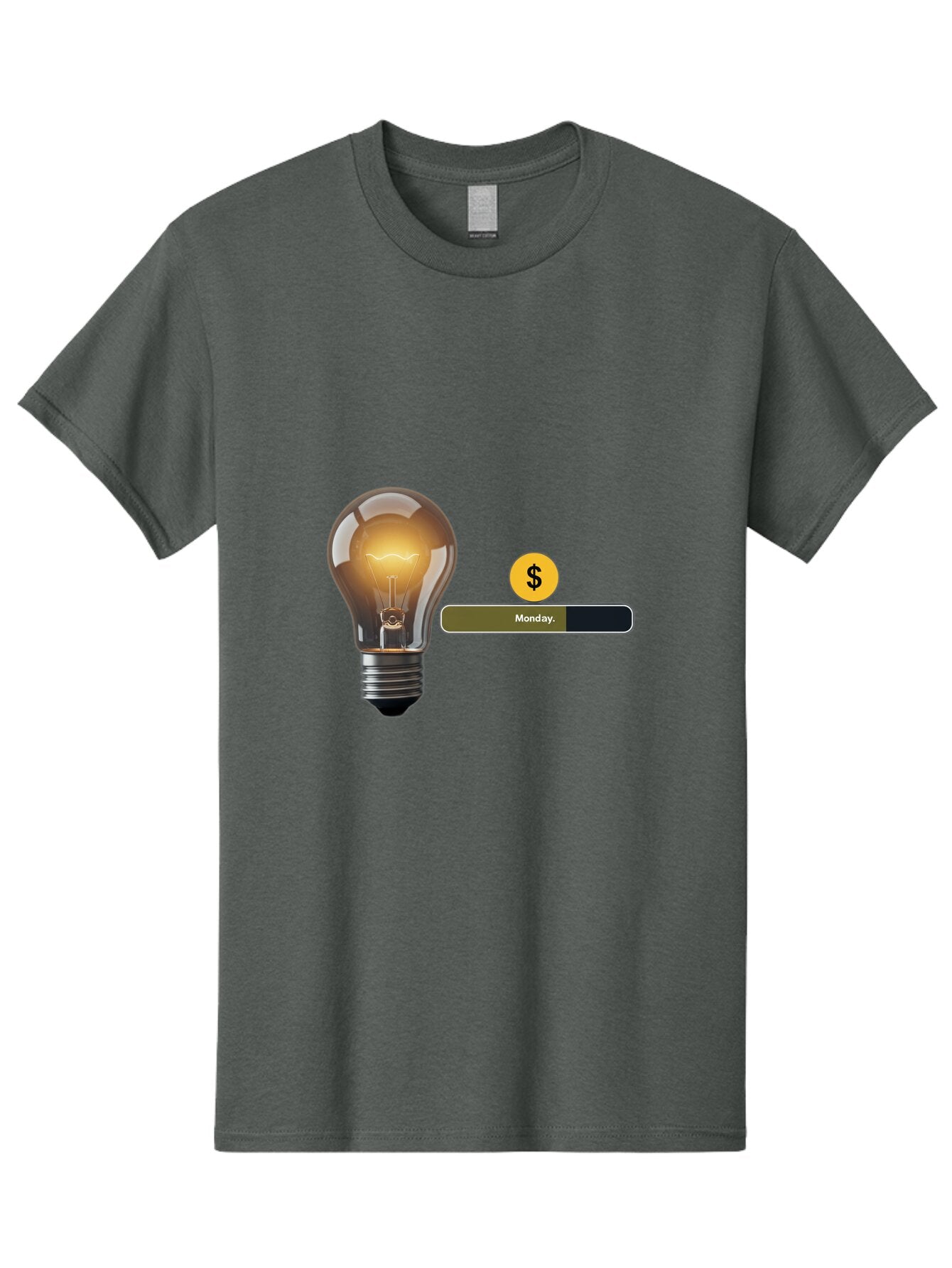 Lightbulb-Monday Men'S Graphic Tee, 100% Cotton, Comfortable Casual Summer Wear, Machine Washable, Vintage Camera, Old Camera, Antique Camera, Black Camera, Classic Photography, Photography Equipment, Nostalgic Device, Film Camera, Camera Art Bao587