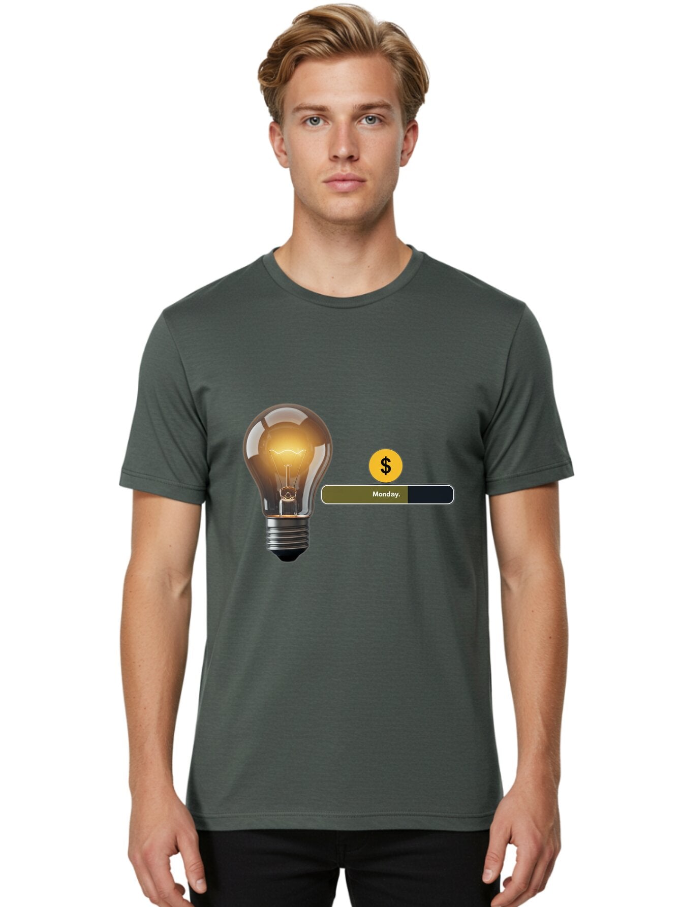 Lightbulb-Monday Men'S Graphic Tee, 100% Cotton, Comfortable Casual Summer Wear, Machine Washable, Vintage Camera, Old Camera, Antique Camera, Black Camera, Classic Photography, Photography Equipment, Nostalgic Device, Film Camera, Camera Art Bao587 21