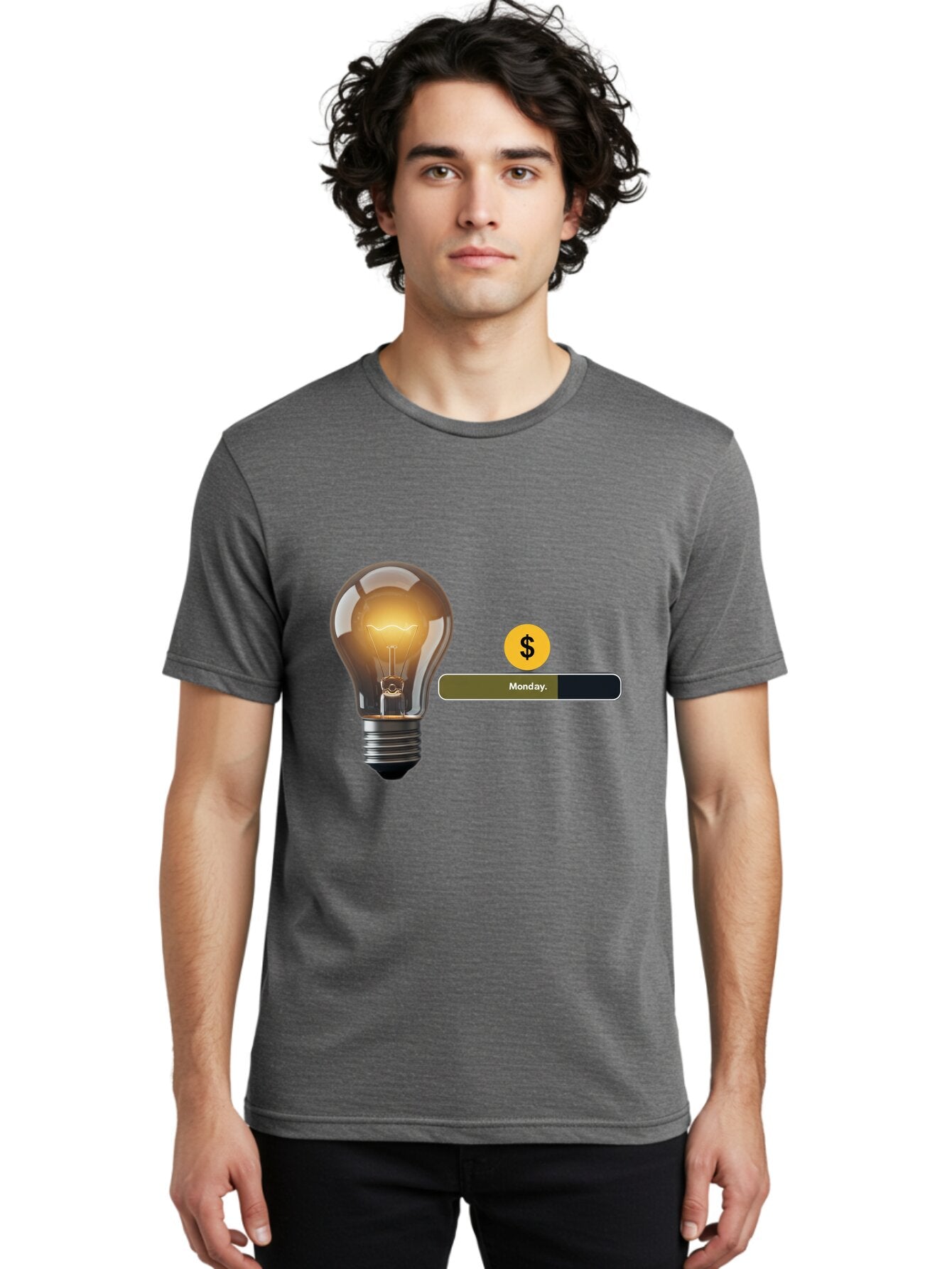 Lightbulb-Monday Men'S Graphic Tee, 100% Cotton, Comfortable Casual Summer Wear, Machine Washable, Vintage Camera, Old Camera, Antique Camera, Black Camera, Classic Photography, Photography Equipment, Nostalgic Device, Film Camera, Camera Art Bao587 29
