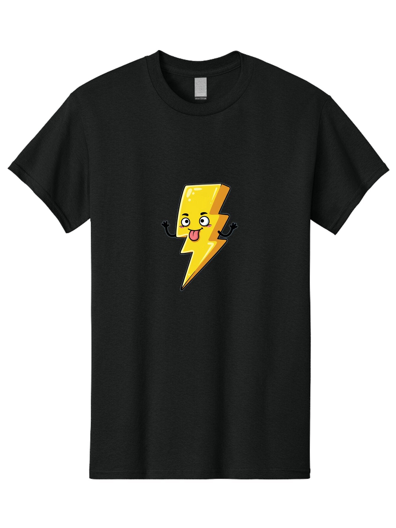 Lightning-Bolt Men'S Graphic Tee, 100% Cotton, Comfortable Casual Summer Wear, Machine Washable, Vintage Camera, Old Camera, Antique Camera, Black Camera, Classic Photography, Photography Equipment, Nostalgic Device, Film Camera, Camera Art Bao588