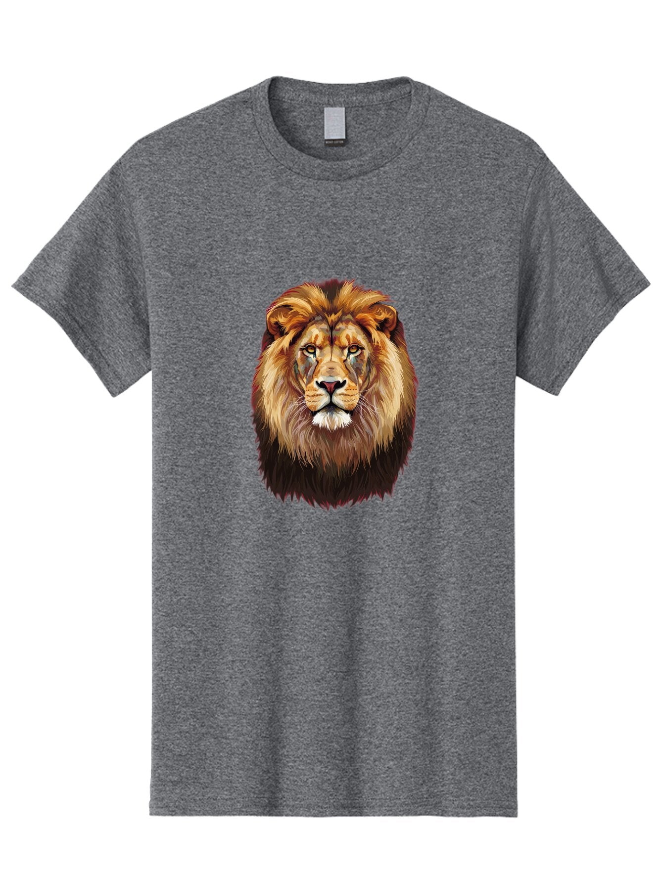 Lion-Head-1 Men'S Graphic Tee, 100% Cotton, Comfortable Casual Summer Wear, Machine Washable, Vintage Camera, Old Camera, Antique Camera, Black Camera, Classic Photography, Photography Equipment, Nostalgic Device, Film Camera, Camera Art Bao592 8