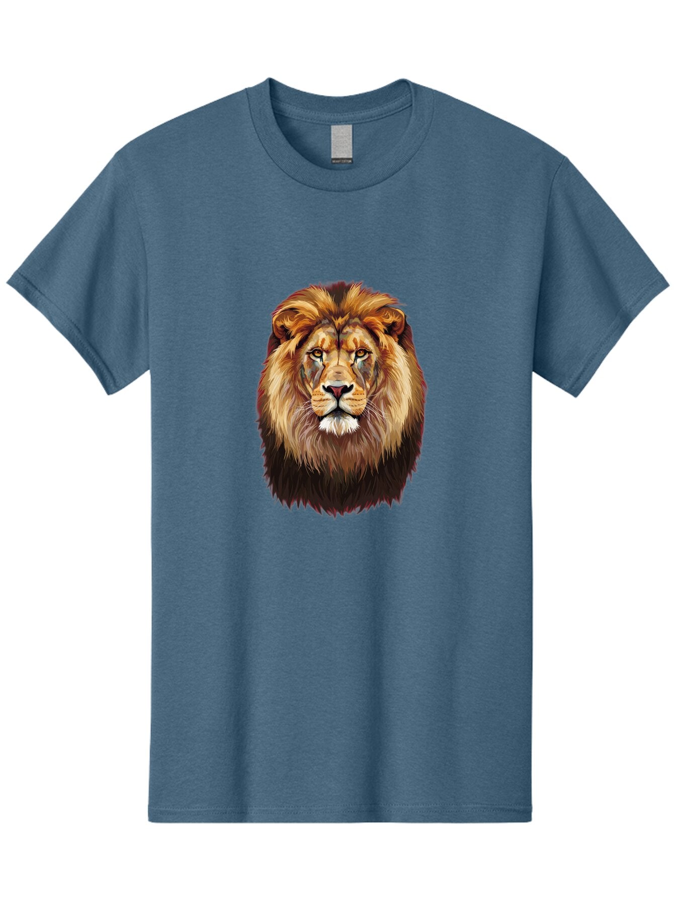 Lion-Head-1 Men'S Graphic Tee, 100% Cotton, Comfortable Casual Summer Wear, Machine Washable, Vintage Camera, Old Camera, Antique Camera, Black Camera, Classic Photography, Photography Equipment, Nostalgic Device, Film Camera, Camera Art Bao592 3