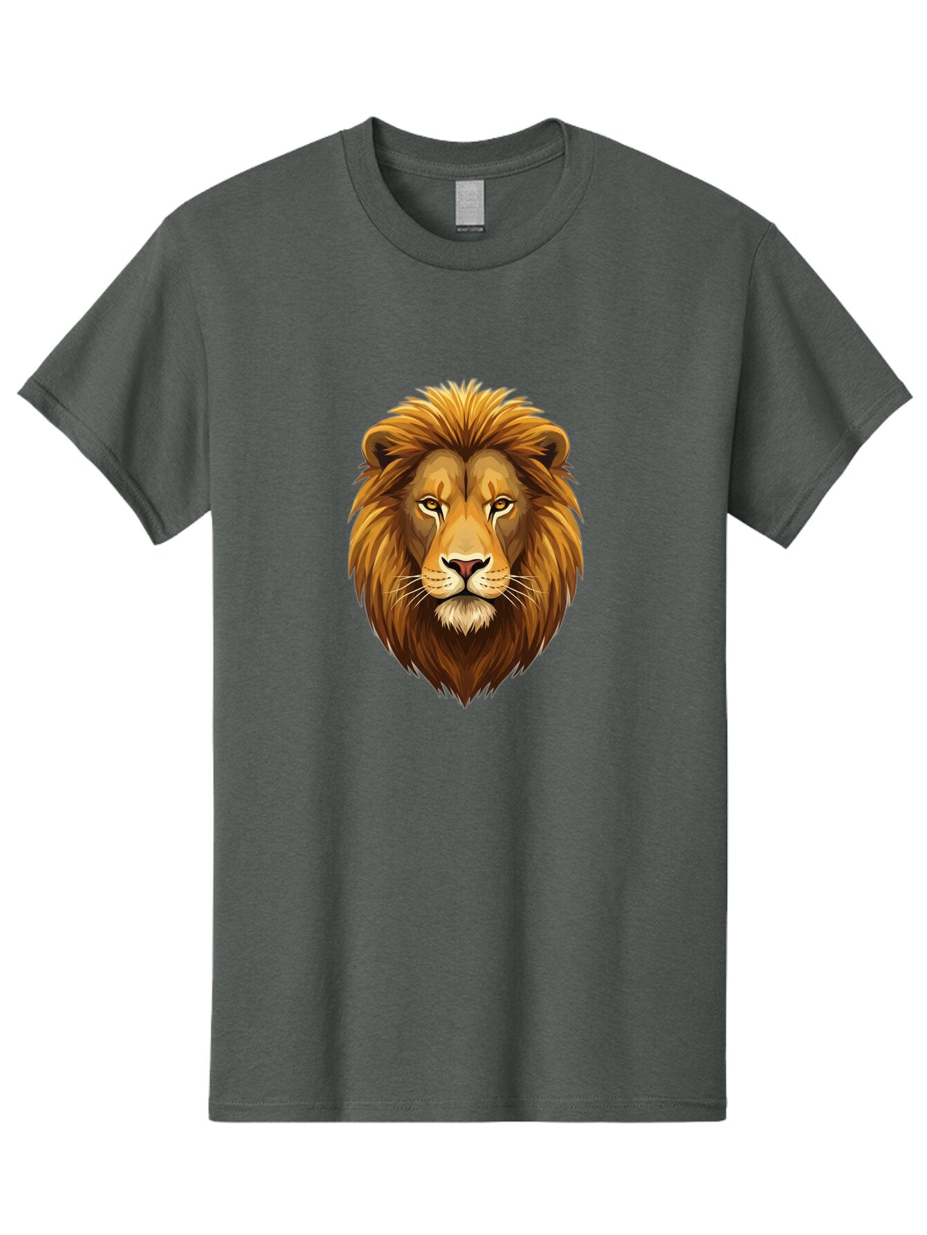 Lion-Head-3 Men'S Graphic Tee, 100% Cotton, Comfortable Casual Summer Wear, Machine Washable, Vintage Camera, Old Camera, Antique Camera, Black Camera, Classic Photography, Photography Equipment, Nostalgic Device, Film Camera, Camera Art Bao594 12