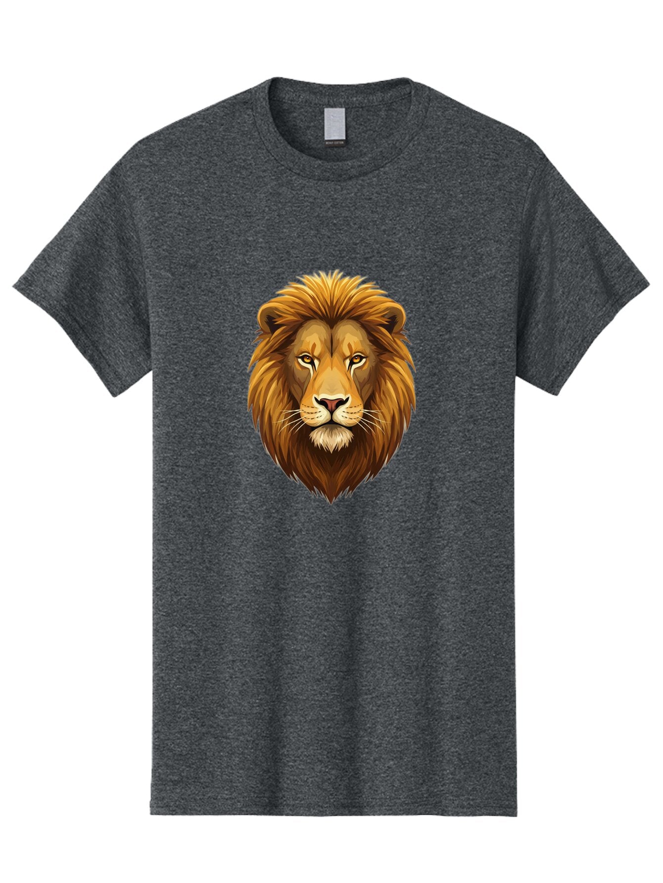 Lion-Head-3 Men'S Graphic Tee, 100% Cotton, Comfortable Casual Summer Wear, Machine Washable, Vintage Camera, Old Camera, Antique Camera, Black Camera, Classic Photography, Photography Equipment, Nostalgic Device, Film Camera, Camera Art Bao594