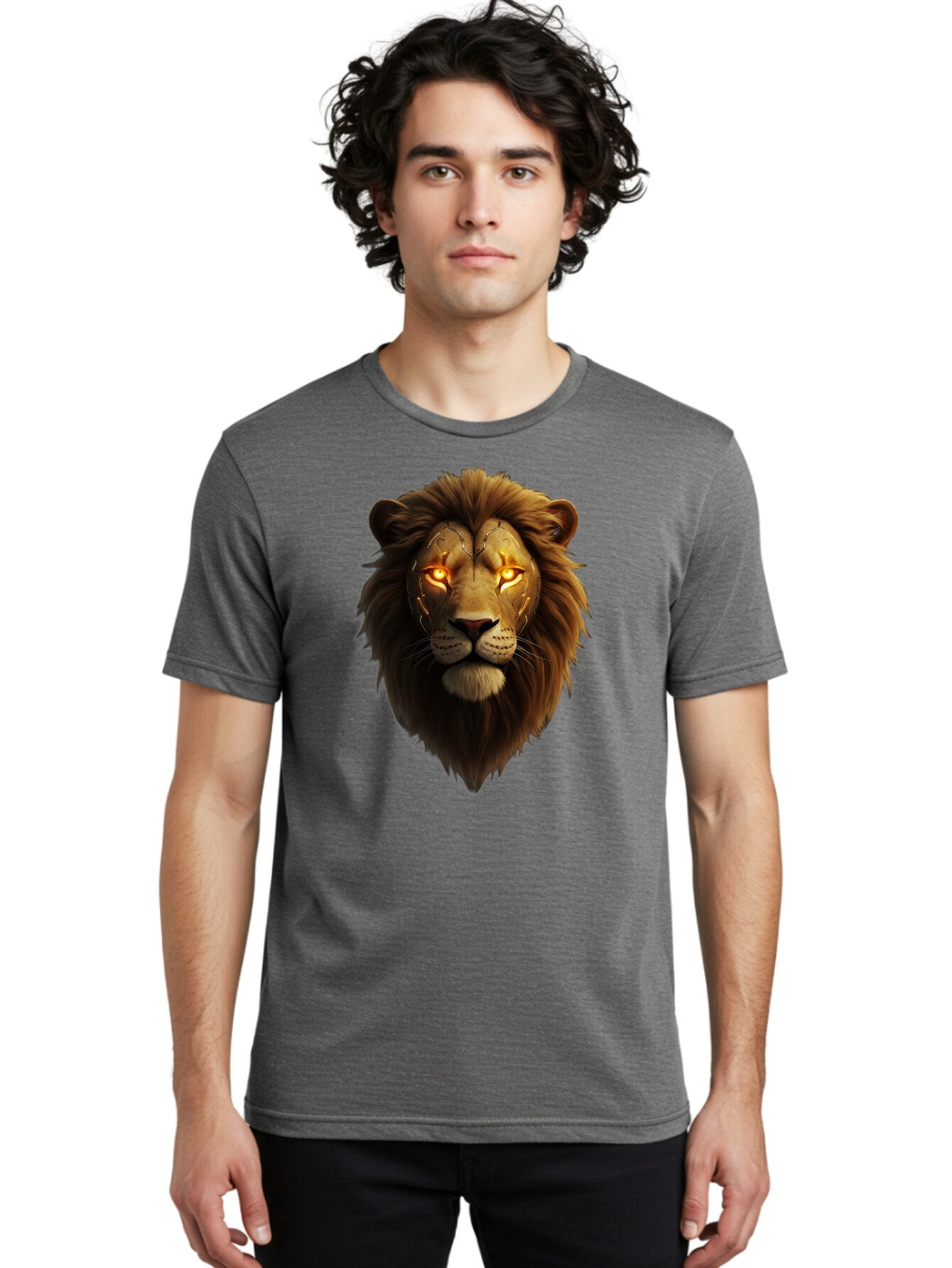 Lion-Head-6 Men'S Graphic Tee, 100% Cotton, Comfortable Casual Summer Wear, Machine Washable, Vintage Camera, Old Camera, Antique Camera, Black Camera, Classic Photography, Photography Equipment, Nostalgic Device, Film Camera, Camera Art Bao597 27