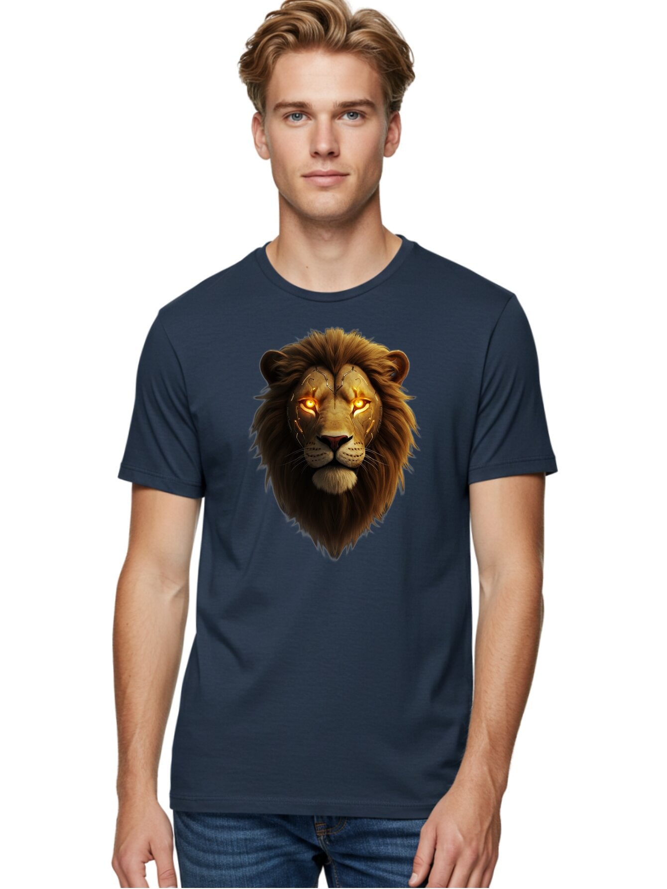 Lion-Head-6 Men'S Graphic Tee, 100% Cotton, Comfortable Casual Summer Wear, Machine Washable, Vintage Camera, Old Camera, Antique Camera, Black Camera, Classic Photography, Photography Equipment, Nostalgic Device, Film Camera, Camera Art Bao597 17