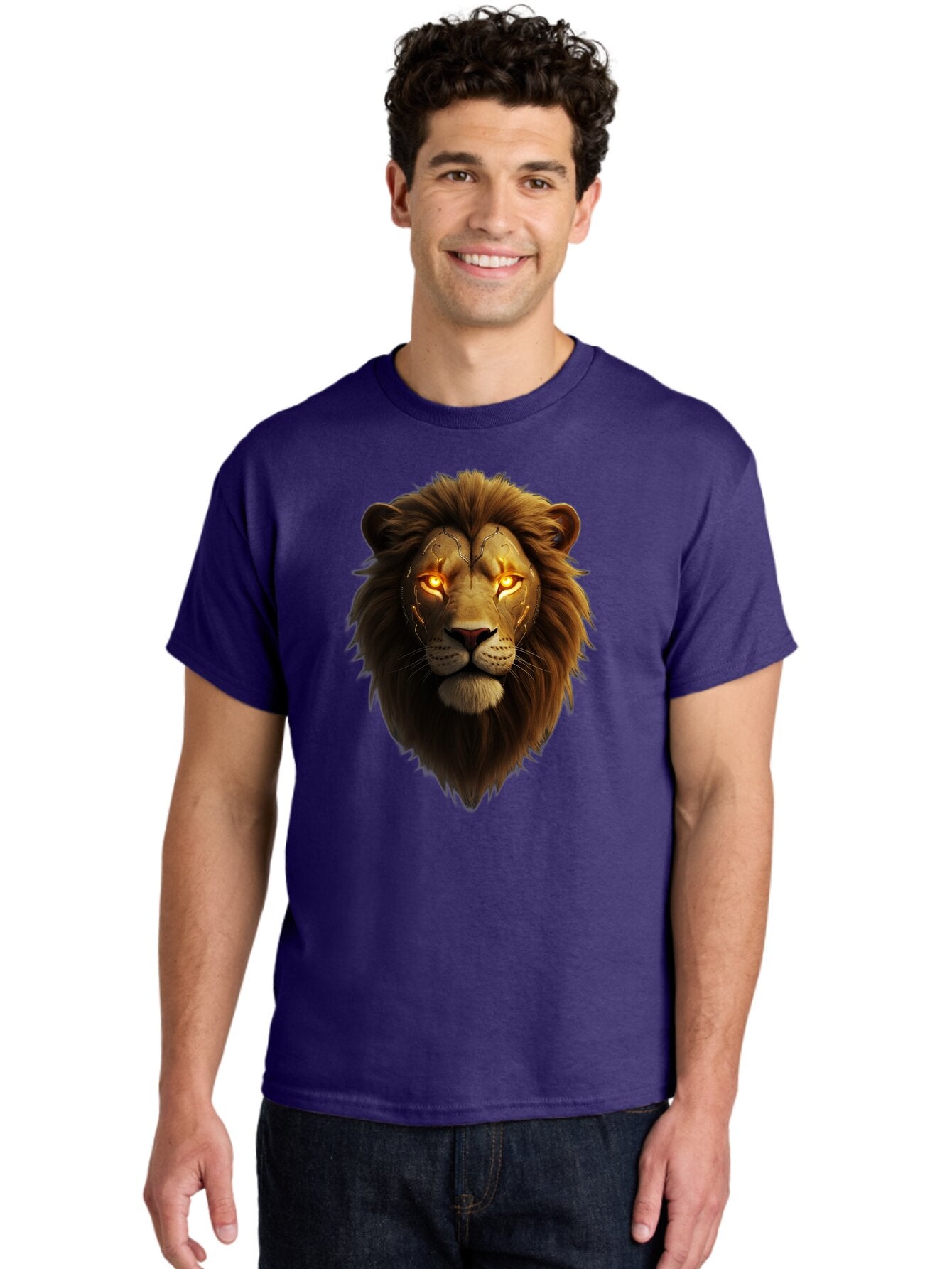 Lion-Head-6 Men'S Graphic Tee, 100% Cotton, Comfortable Casual Summer Wear, Machine Washable, Vintage Camera, Old Camera, Antique Camera, Black Camera, Classic Photography, Photography Equipment, Nostalgic Device, Film Camera, Camera Art Bao597 16