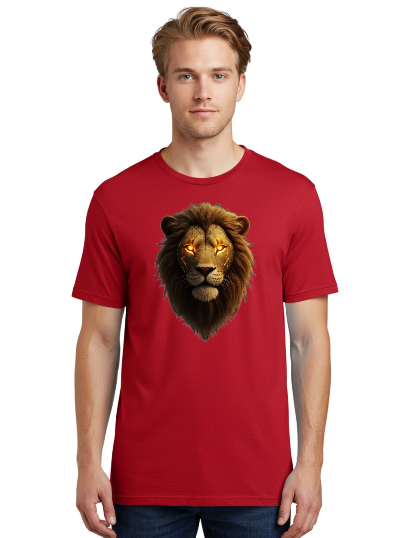 Lion-Head-6 Men'S Graphic Tee, 100% Cotton, Comfortable Casual Summer Wear, Machine Washable, Vintage Camera, Old Camera, Antique Camera, Black Camera, Classic Photography, Photography Equipment, Nostalgic Device, Film Camera, Camera Art Bao597 23