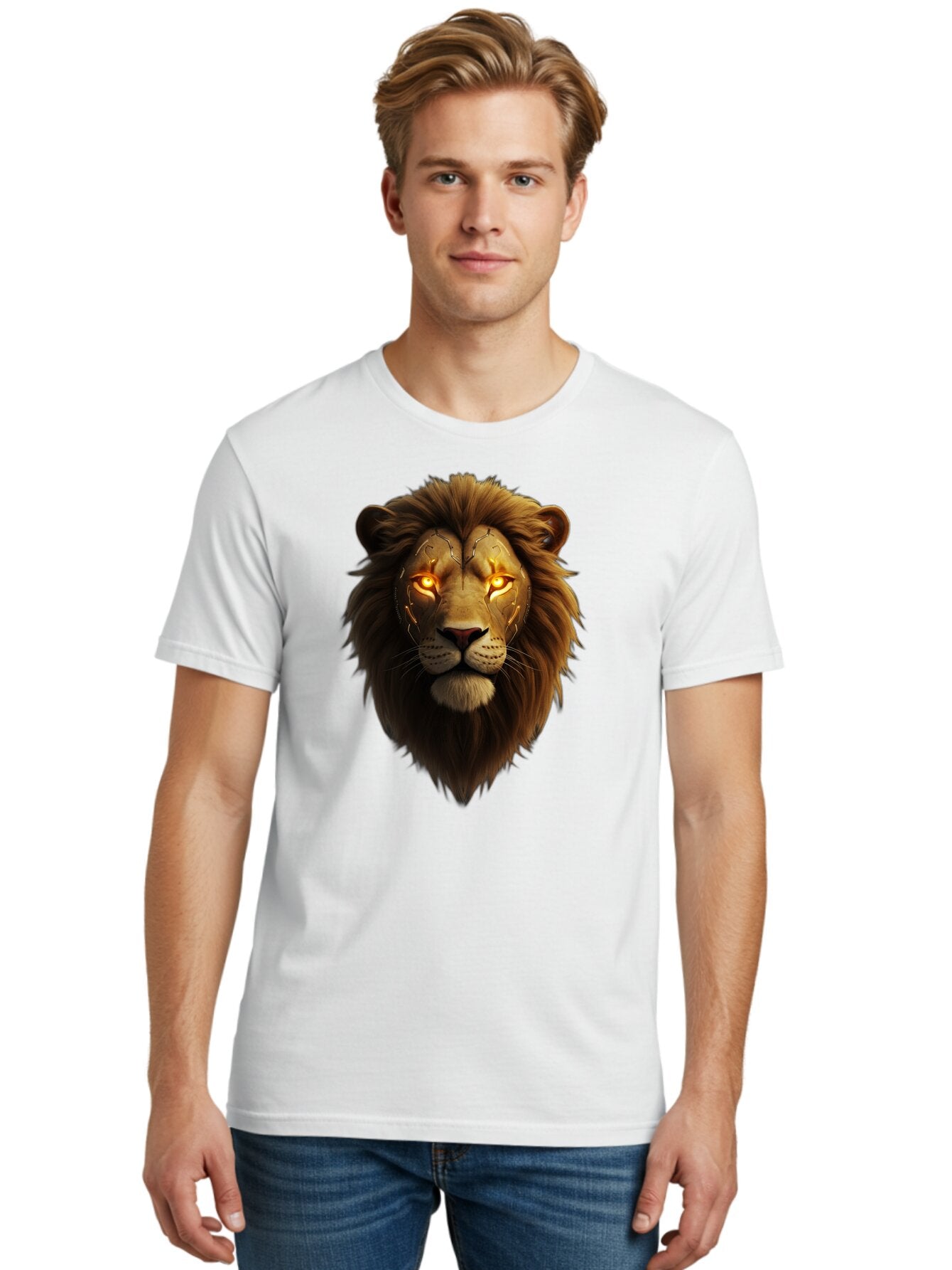 Lion-Head-6 Men'S Graphic Tee, 100% Cotton, Comfortable Casual Summer Wear, Machine Washable, Vintage Camera, Old Camera, Antique Camera, Black Camera, Classic Photography, Photography Equipment, Nostalgic Device, Film Camera, Camera Art Bao597 30
