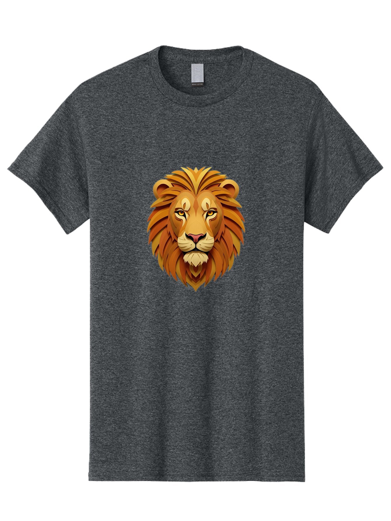 Lion-Head-7 Men'S Graphic Tee, 100% Cotton, Comfortable Casual Summer Wear, Machine Washable, Vintage Camera, Old Camera, Antique Camera, Black Camera, Classic Photography, Photography Equipment, Nostalgic Device, Film Camera, Camera Art Bao598 5