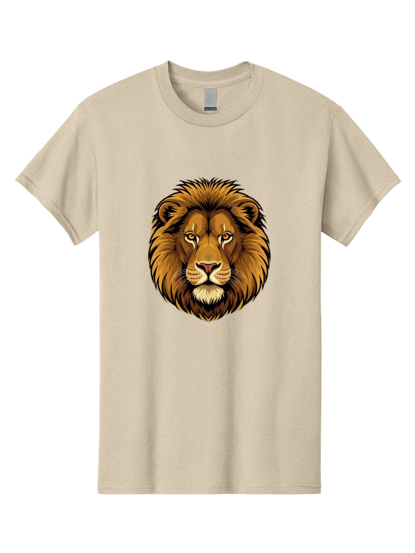 Lion-Head-8 Men'S Graphic Tee, 100% Cotton, Comfortable Casual Summer Wear, Machine Washable, Vintage Camera, Old Camera, Antique Camera, Black Camera, Classic Photography, Photography Equipment, Nostalgic Device, Film Camera, Camera Art Bao599