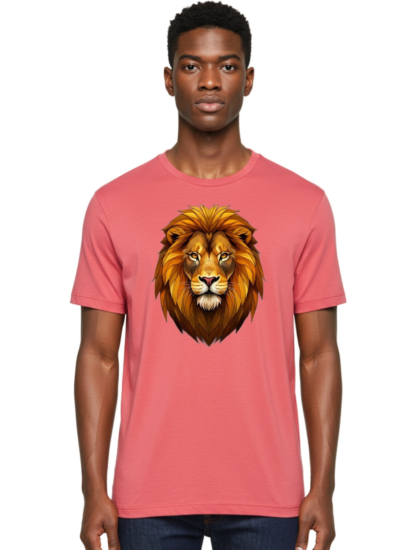Lion-Head-9 Men'S Graphic Tee, 100% Cotton, Comfortable Casual Summer Wear, Machine Washable, Vintage Camera, Old Camera, Antique Camera, Black Camera, Classic Photography, Photography Equipment, Nostalgic Device, Film Camera, Camera Art Bao600 19
