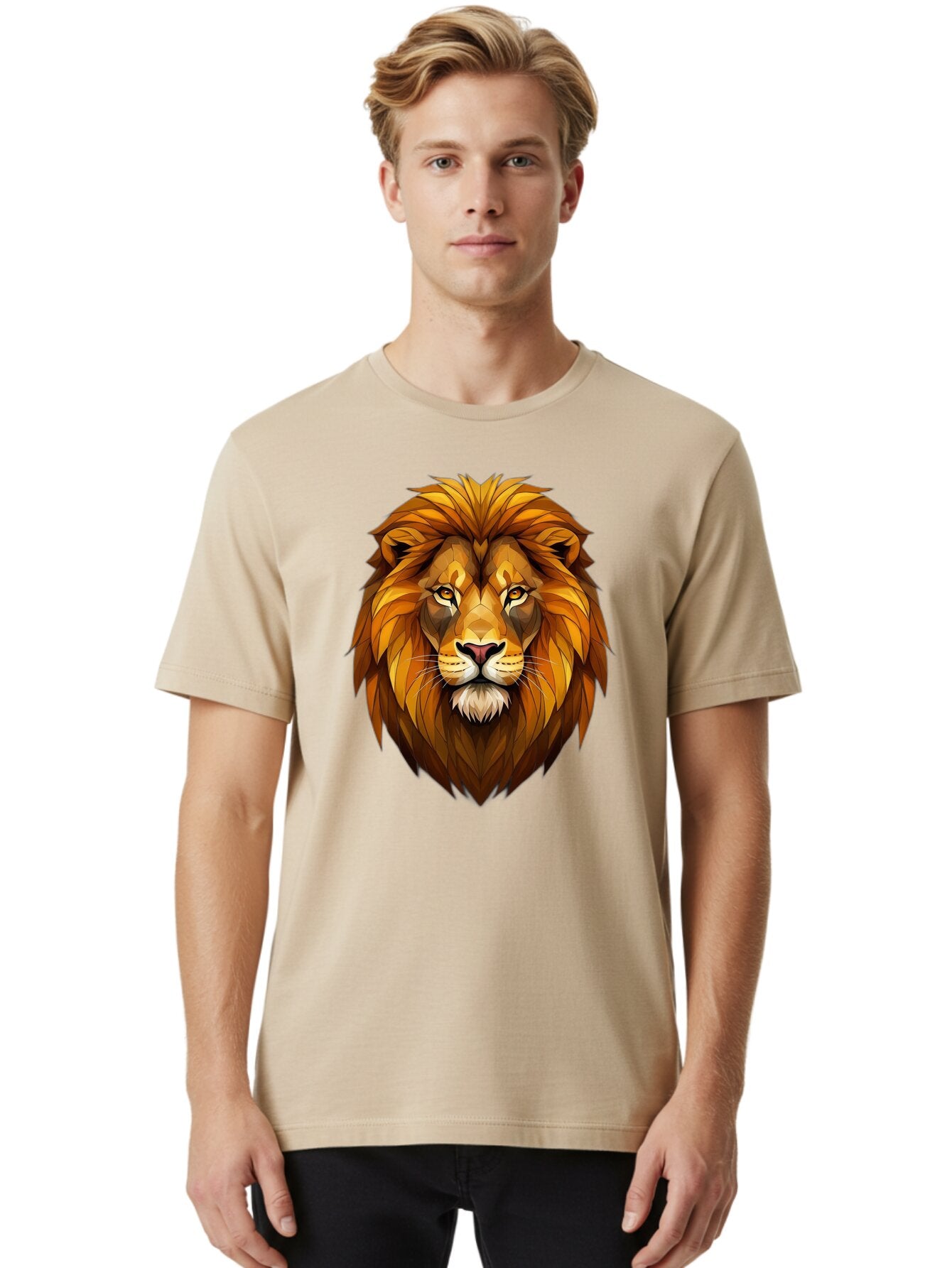 Lion-Head-9 Men'S Graphic Tee, 100% Cotton, Comfortable Casual Summer Wear, Machine Washable, Vintage Camera, Old Camera, Antique Camera, Black Camera, Classic Photography, Photography Equipment, Nostalgic Device, Film Camera, Camera Art Bao600 27