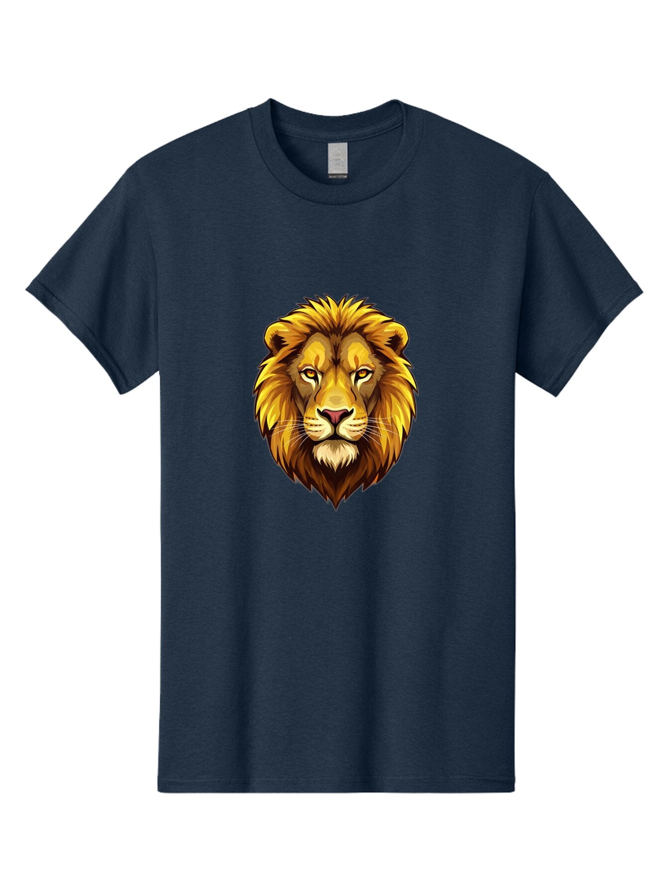 Lion-Head-Logo Men'S Graphic Tee, 100% Cotton, Comfortable Casual Summer Wear, Machine Washable, Vintage Camera, Old Camera, Antique Camera, Black Camera, Classic Photography, Photography Equipment, Nostalgic Device, Film Camera, Camera Art Bao601 9