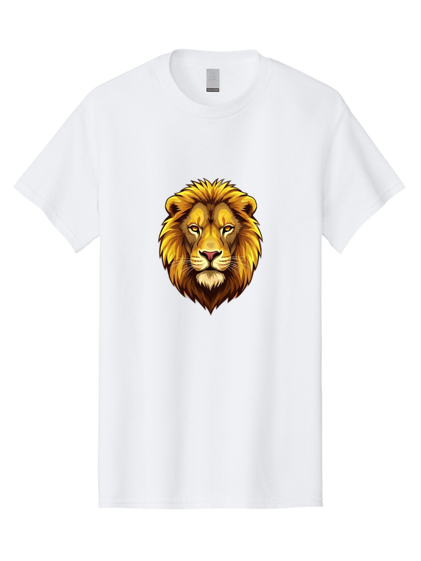 Lion-Head-Logo Men'S Graphic Tee, 100% Cotton, Comfortable Casual Summer Wear, Machine Washable, Vintage Camera, Old Camera, Antique Camera, Black Camera, Classic Photography, Photography Equipment, Nostalgic Device, Film Camera, Camera Art Bao601
