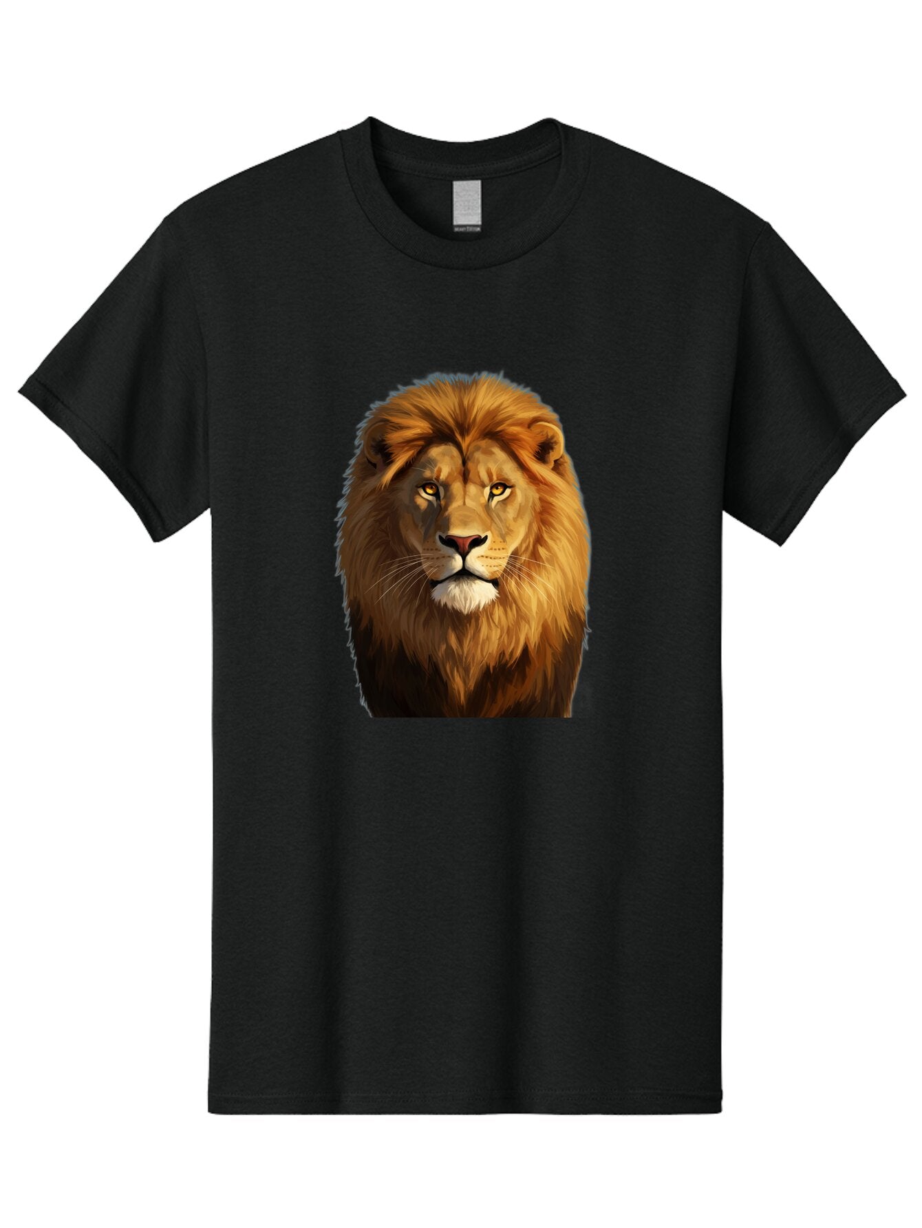 Lion-Portrait-1 Men'S Graphic Tee, 100% Cotton, Comfortable Casual Summer Wear, Machine Washable, Vintage Camera, Old Camera, Antique Camera, Black Camera, Classic Photography, Photography Equipment, Nostalgic Device, Film Camera, Camera Art Bao603 15