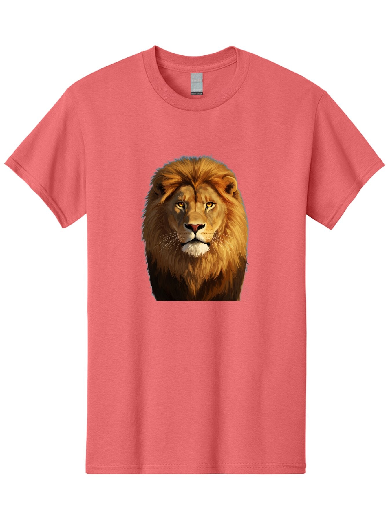 Lion-Portrait-1 Men'S Graphic Tee, 100% Cotton, Comfortable Casual Summer Wear, Machine Washable, Vintage Camera, Old Camera, Antique Camera, Black Camera, Classic Photography, Photography Equipment, Nostalgic Device, Film Camera, Camera Art Bao603 11