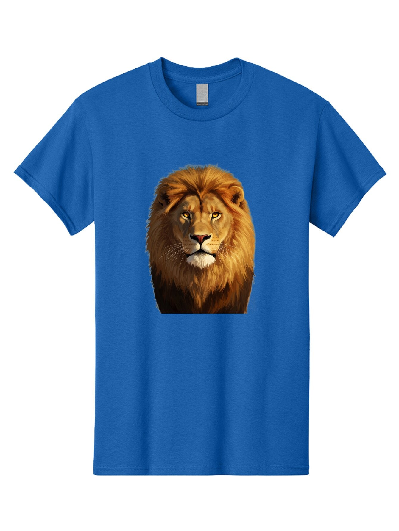 Lion-Portrait-1 Men'S Graphic Tee, 100% Cotton, Comfortable Casual Summer Wear, Machine Washable, Vintage Camera, Old Camera, Antique Camera, Black Camera, Classic Photography, Photography Equipment, Nostalgic Device, Film Camera, Camera Art Bao603 7