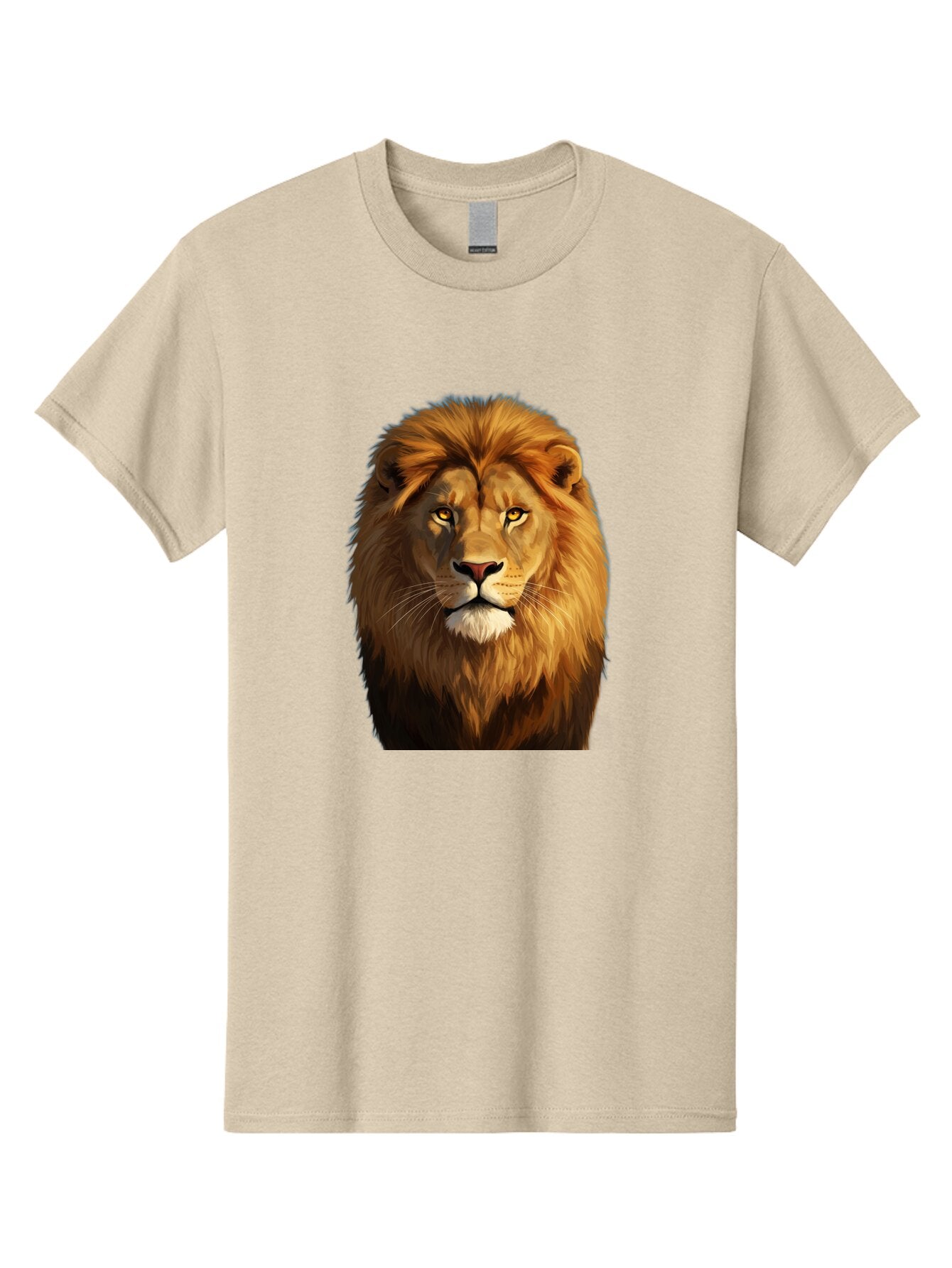 Lion-Portrait-1 Men'S Graphic Tee, 100% Cotton, Comfortable Casual Summer Wear, Machine Washable, Vintage Camera, Old Camera, Antique Camera, Black Camera, Classic Photography, Photography Equipment, Nostalgic Device, Film Camera, Camera Art Bao603 13