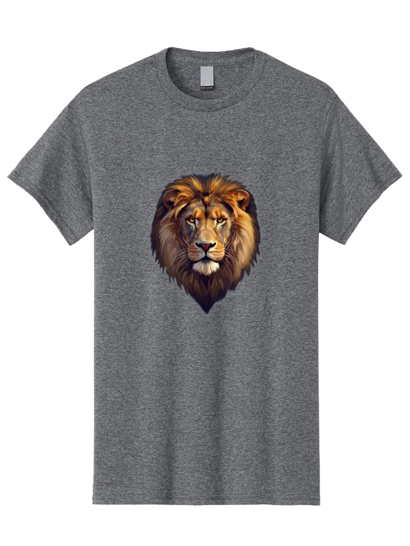 Lion-Portrait Men'S Graphic Tee, 100% Cotton, Comfortable Casual Summer Wear, Machine Washable, Vintage Camera, Old Camera, Antique Camera, Black Camera, Classic Photography, Photography Equipment, Nostalgic Device, Film Camera, Camera Art Bao604 6