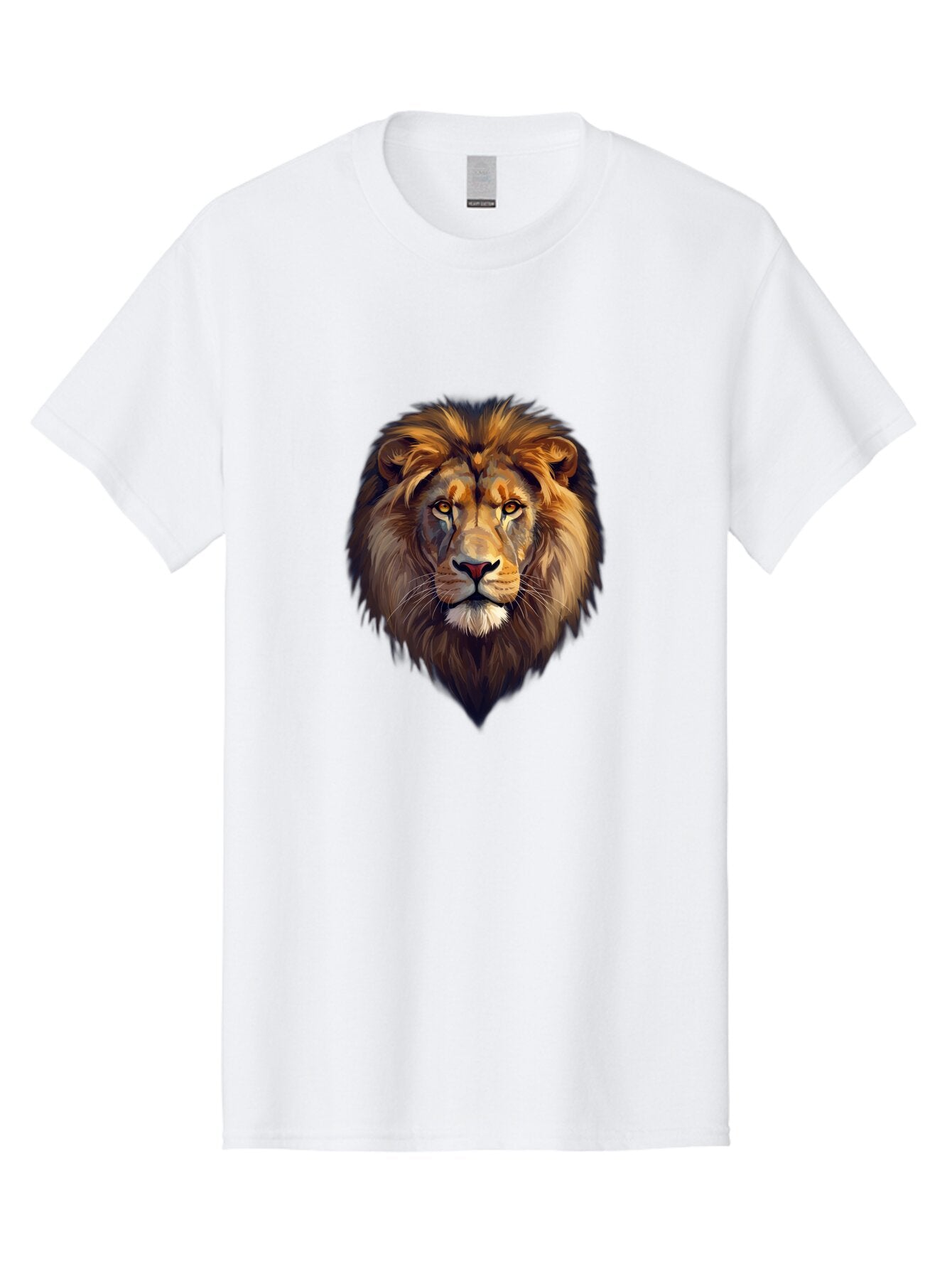 Lion-Portrait Men'S Graphic Tee, 100% Cotton, Comfortable Casual Summer Wear, Machine Washable, Vintage Camera, Old Camera, Antique Camera, Black Camera, Classic Photography, Photography Equipment, Nostalgic Device, Film Camera, Camera Art Bao604