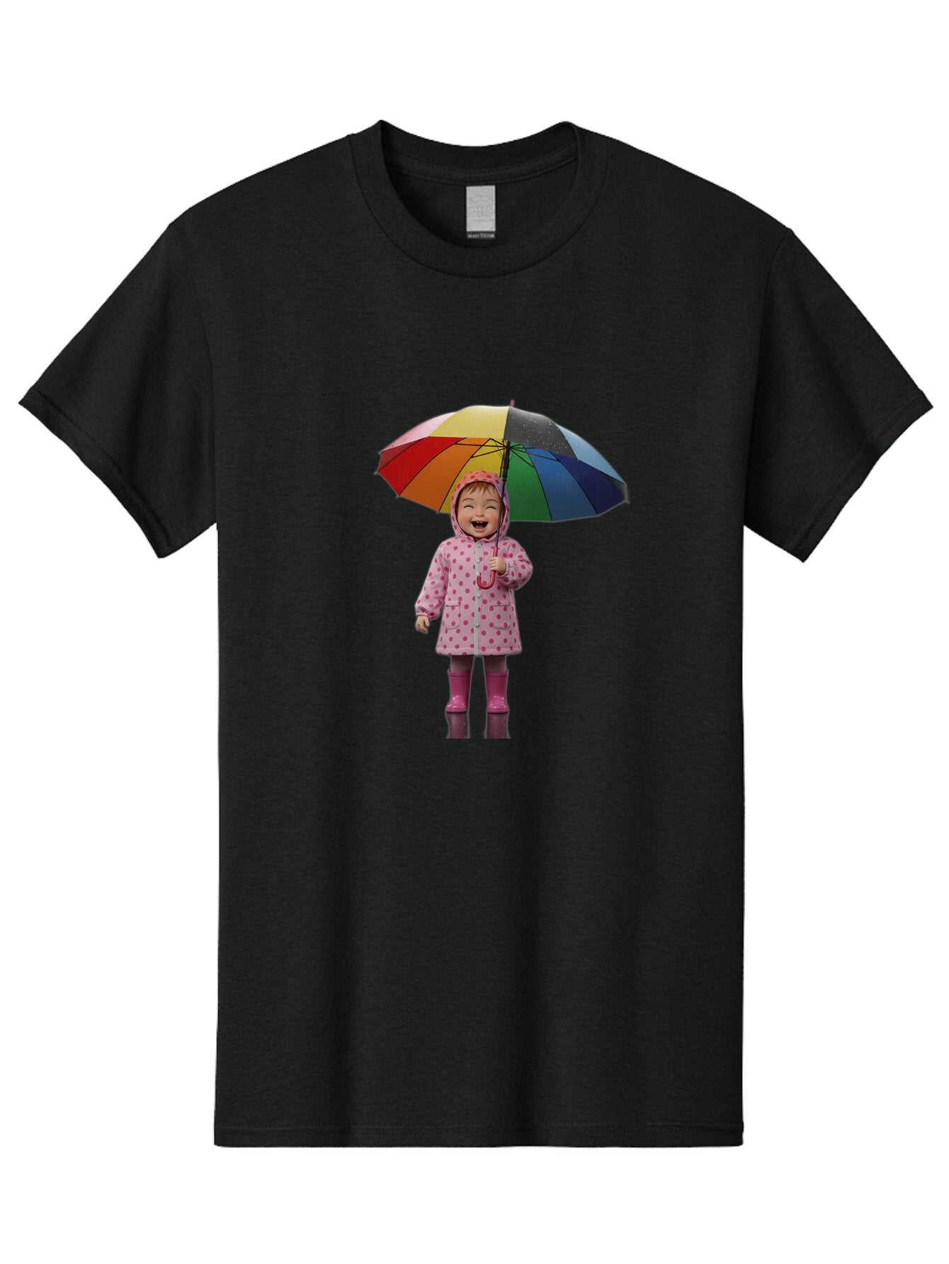 Little-Girl-With-Rainbow-Umbrella Men'S Graphic Tee, 100% Cotton, Comfortable Casual Summer Wear, Machine Washable, Vintage Camera, Old Camera, Antique Camera, Black Camera, Classic Photography, Photography Equipment, Nostalgic Device, Bao608 14