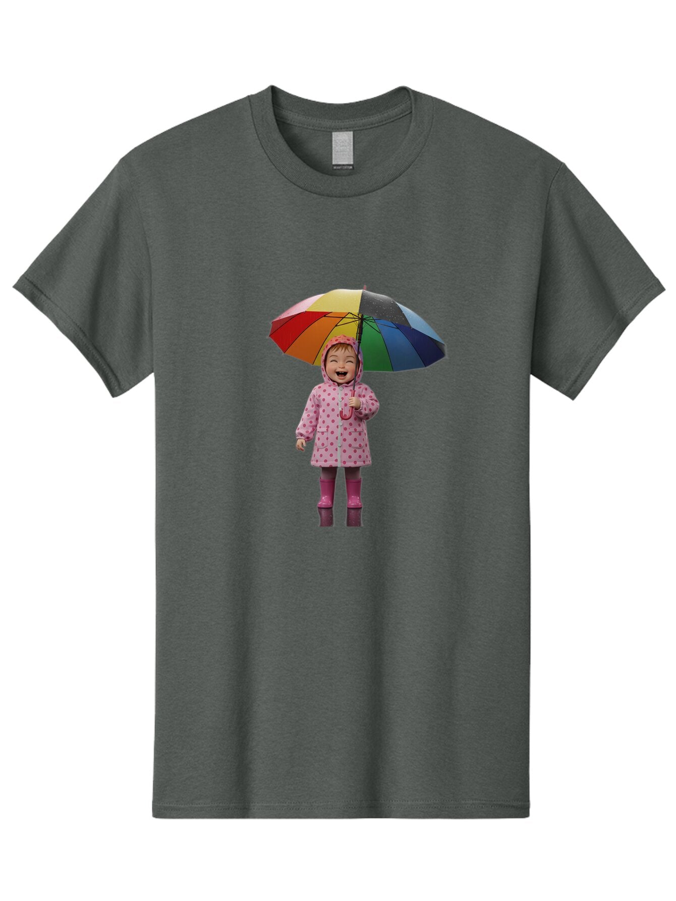 Little-Girl-With-Rainbow-Umbrella Men'S Graphic Tee, 100% Cotton, Comfortable Casual Summer Wear, Machine Washable, Vintage Camera, Old Camera, Antique Camera, Black Camera, Classic Photography, Photography Equipment, Nostalgic Device, Bao608 7